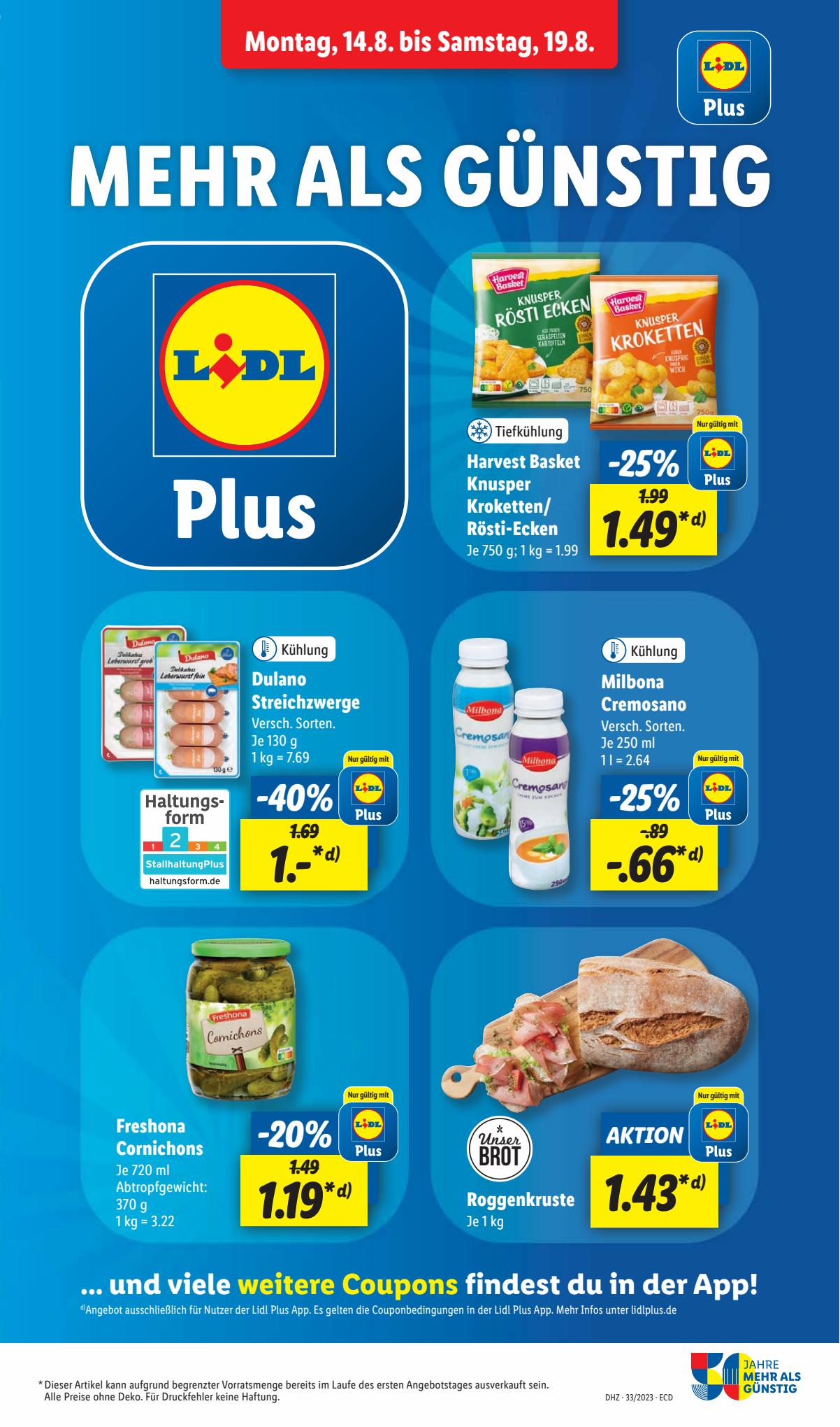 Lidl Prospekt 14 – 19 August 2023 Seite 13