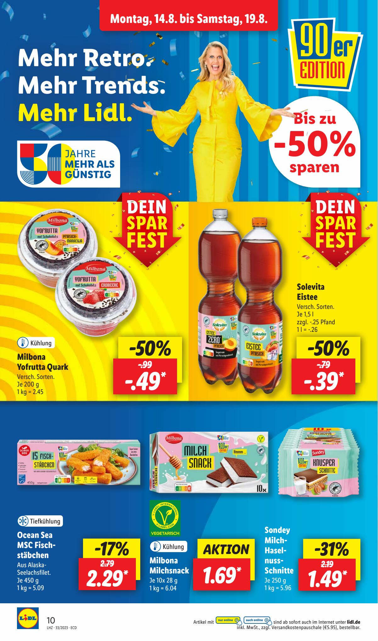 Lidl Prospekt 14 – 19 August 2023 Seite 14