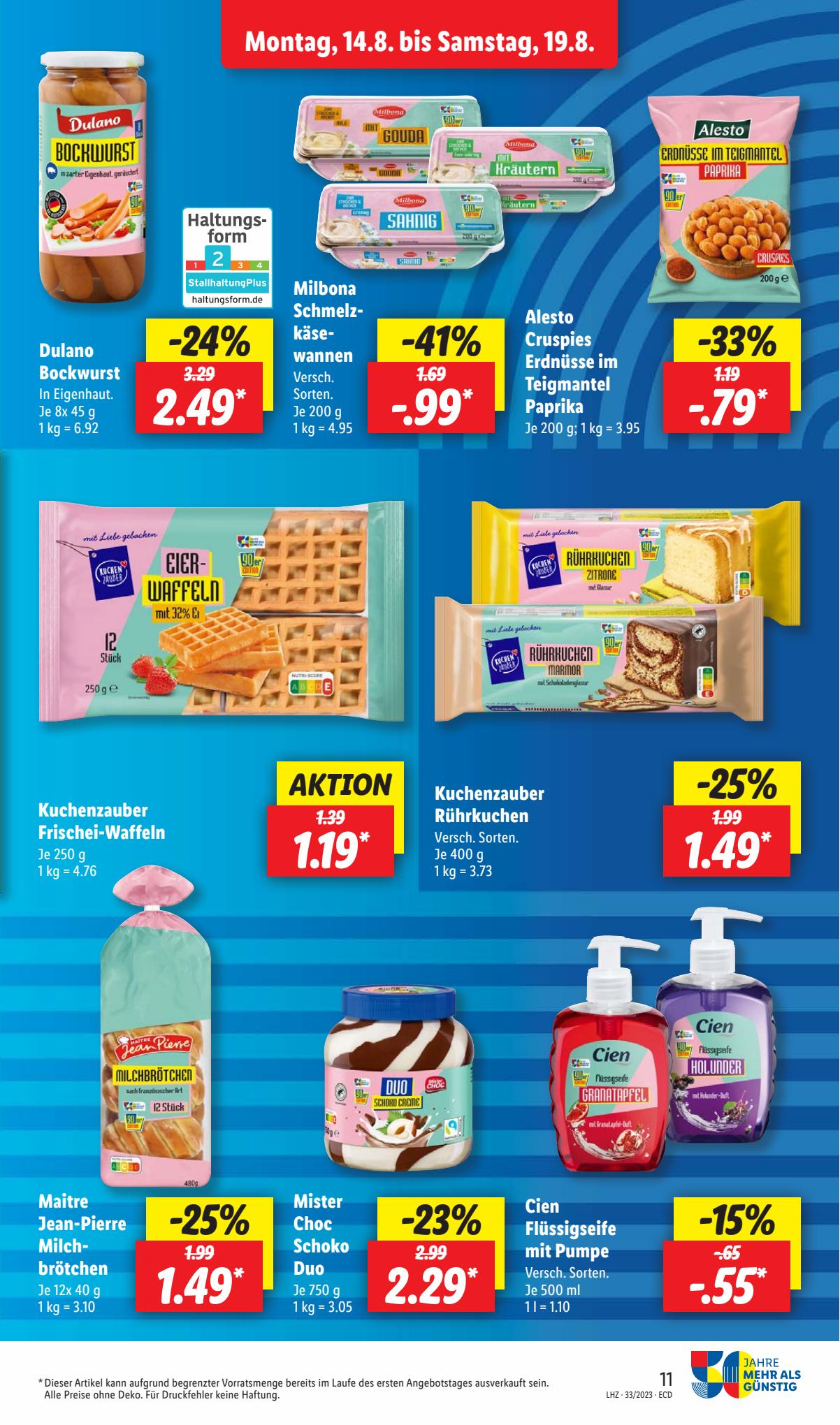 Lidl Prospekt 14 – 19 August 2023 Seite 15