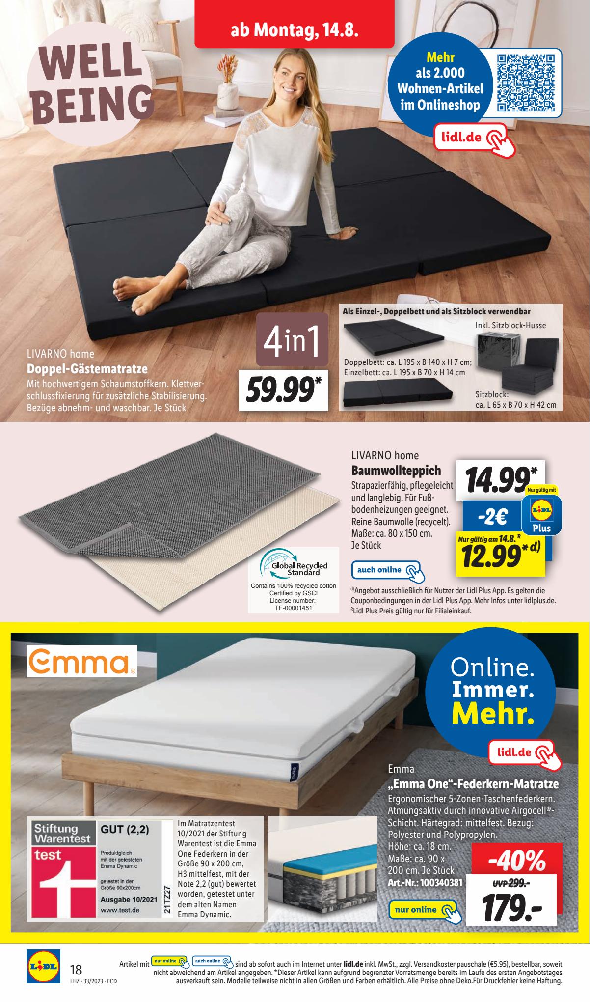 Lidl Prospekt 14 – 19 August 2023 Seite 22