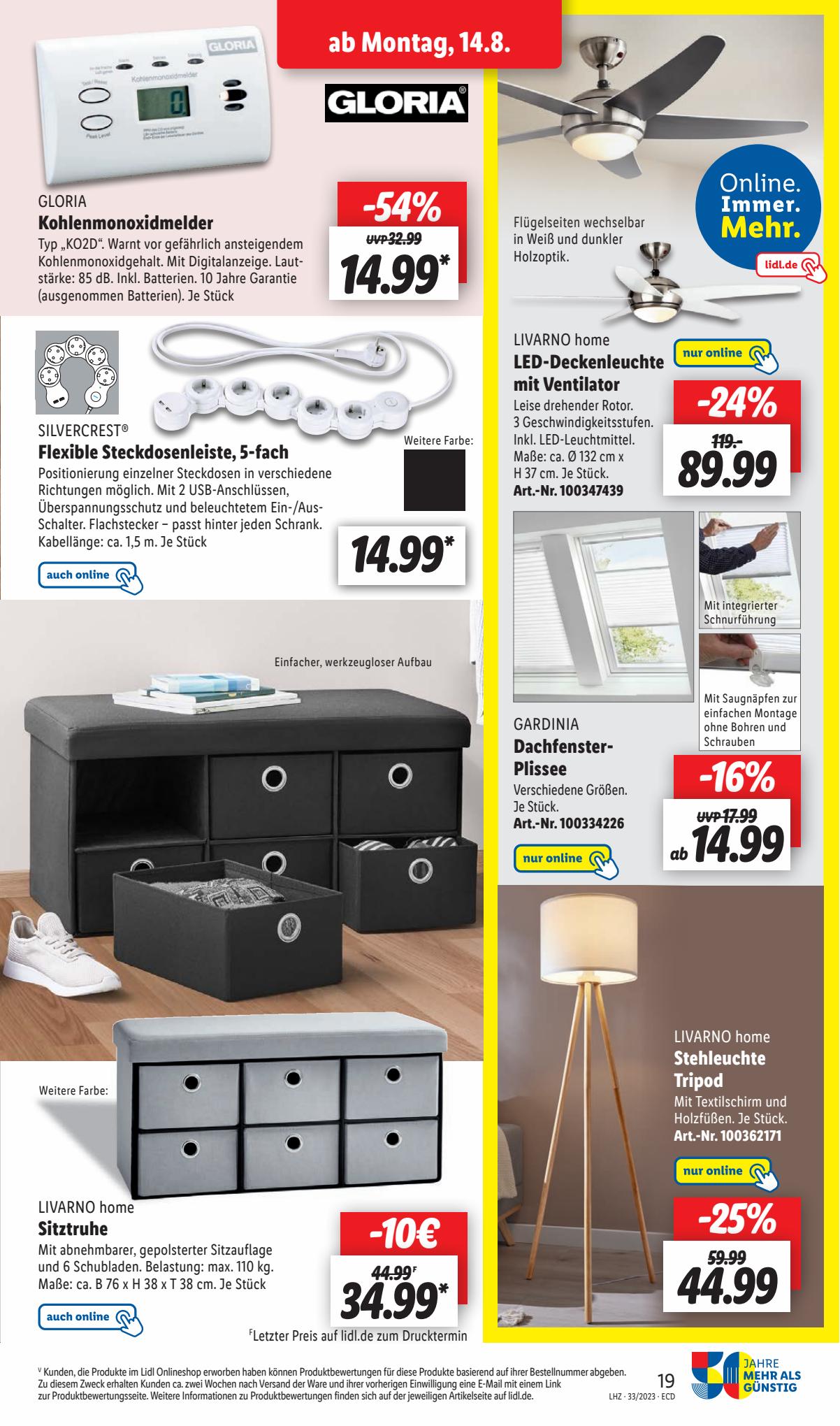 Lidl Prospekt 14 – 19 August 2023 Seite 23