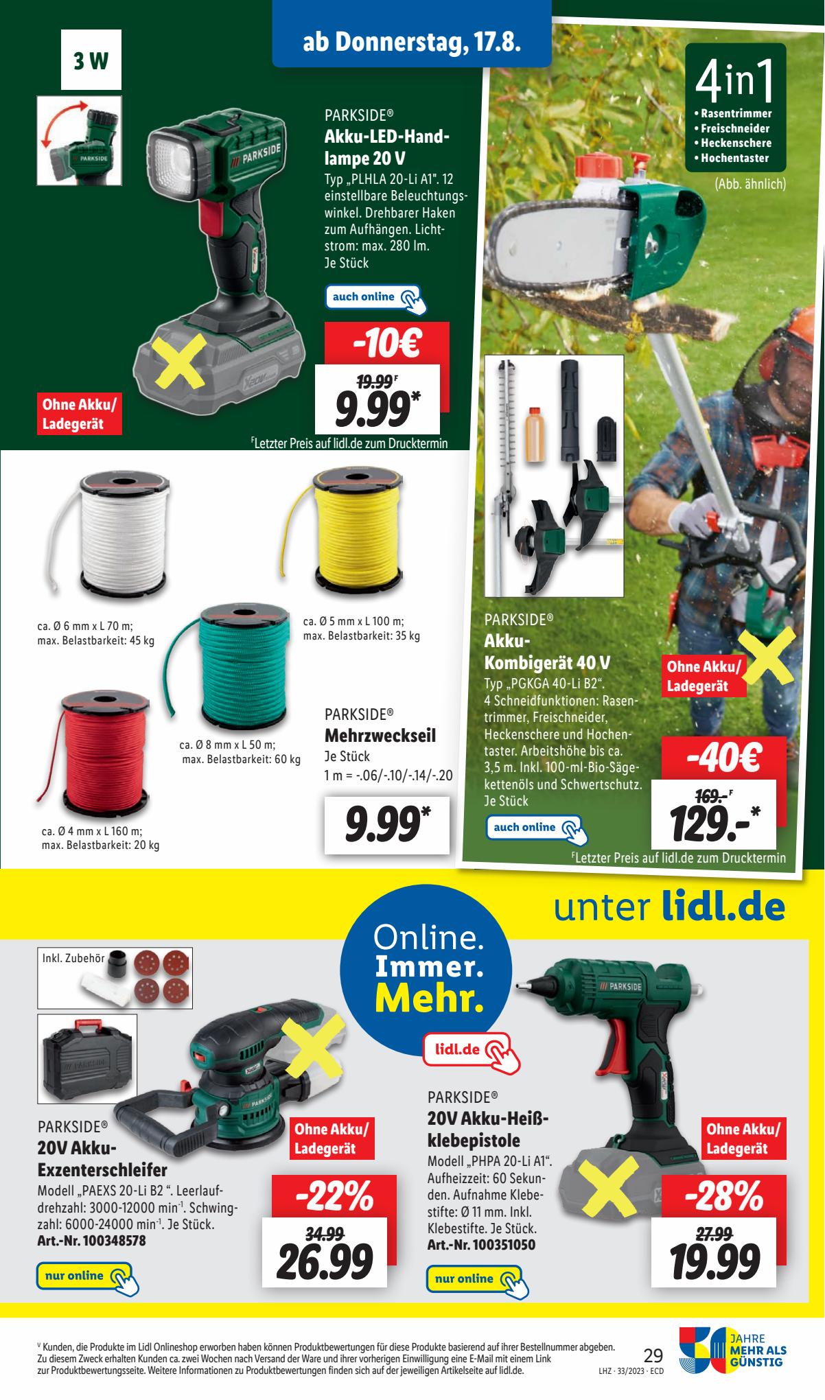 Lidl Prospekt 14 – 19 August 2023 Seite 35