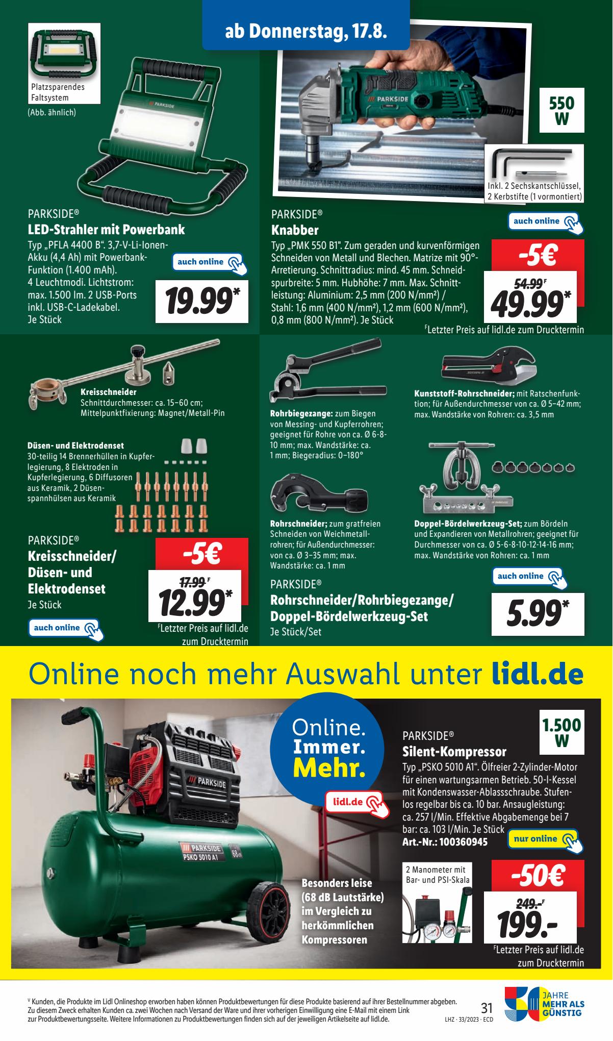 Lidl Prospekt 14 – 19 August 2023 Seite 37