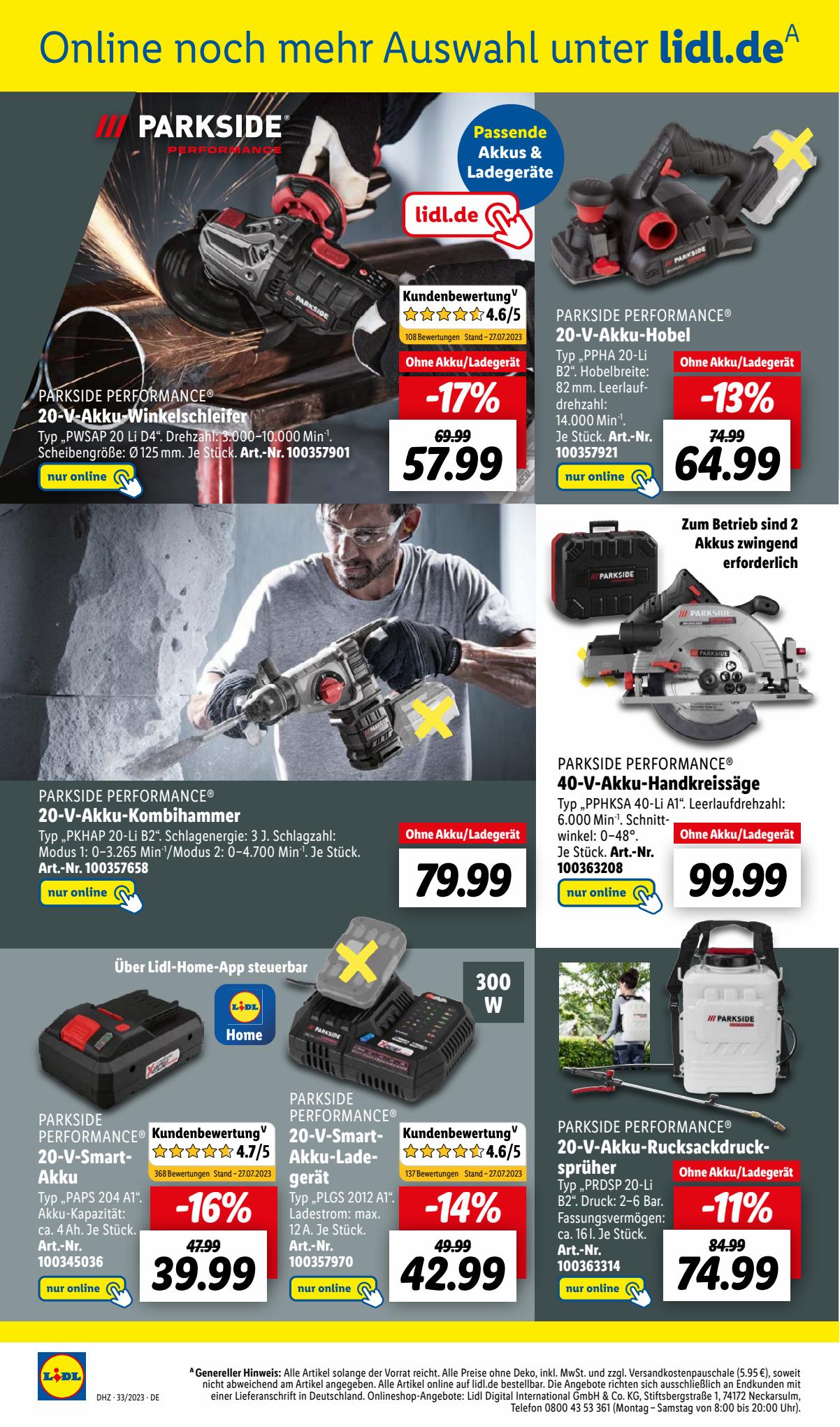 Lidl Prospekt 14 – 19 August 2023 Seite 40