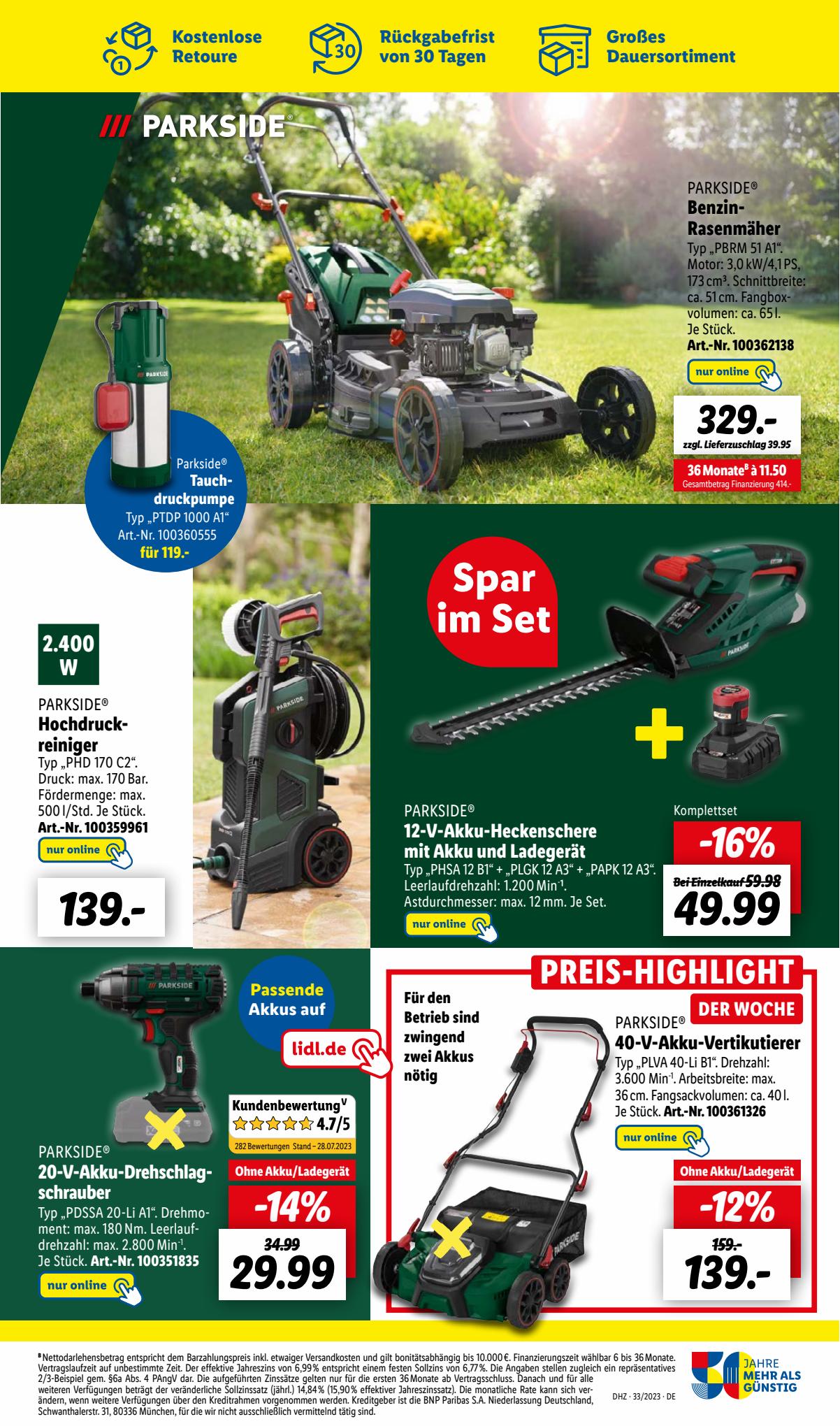 Lidl Prospekt 14 – 19 August 2023 Seite 41