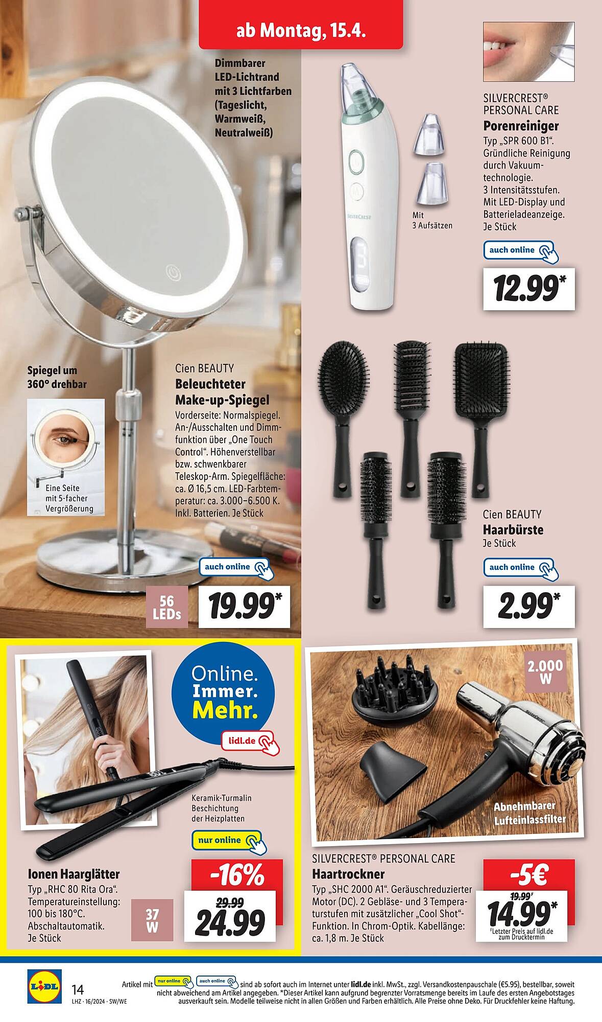 Lidl Prospekt 15 – 20 April 2024 Seite 18