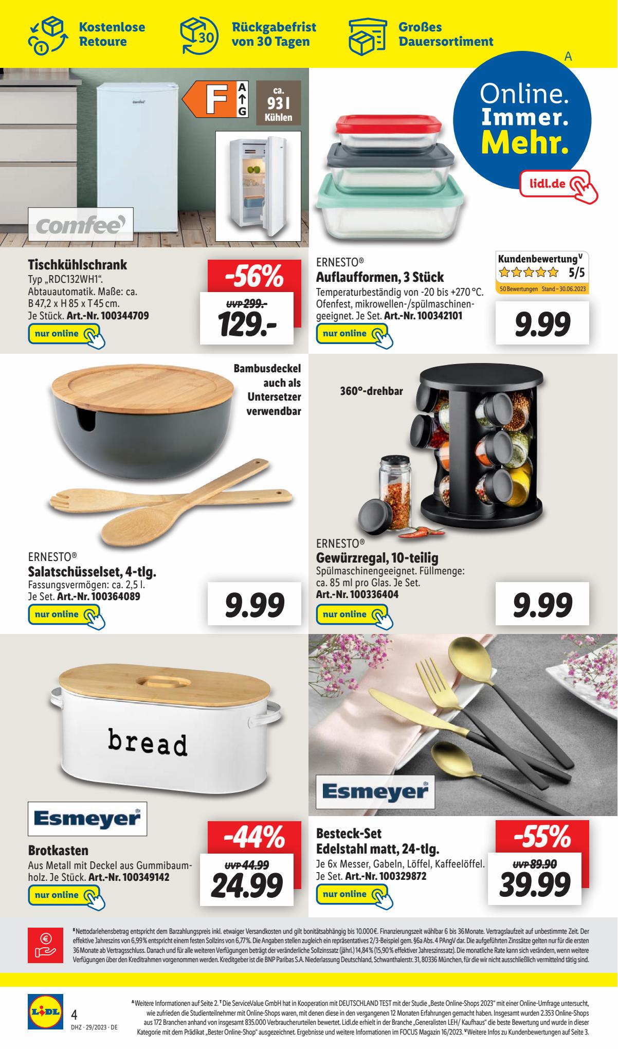 Lidl Prospekt 17 – 23 Juli 2023 Seite 4
