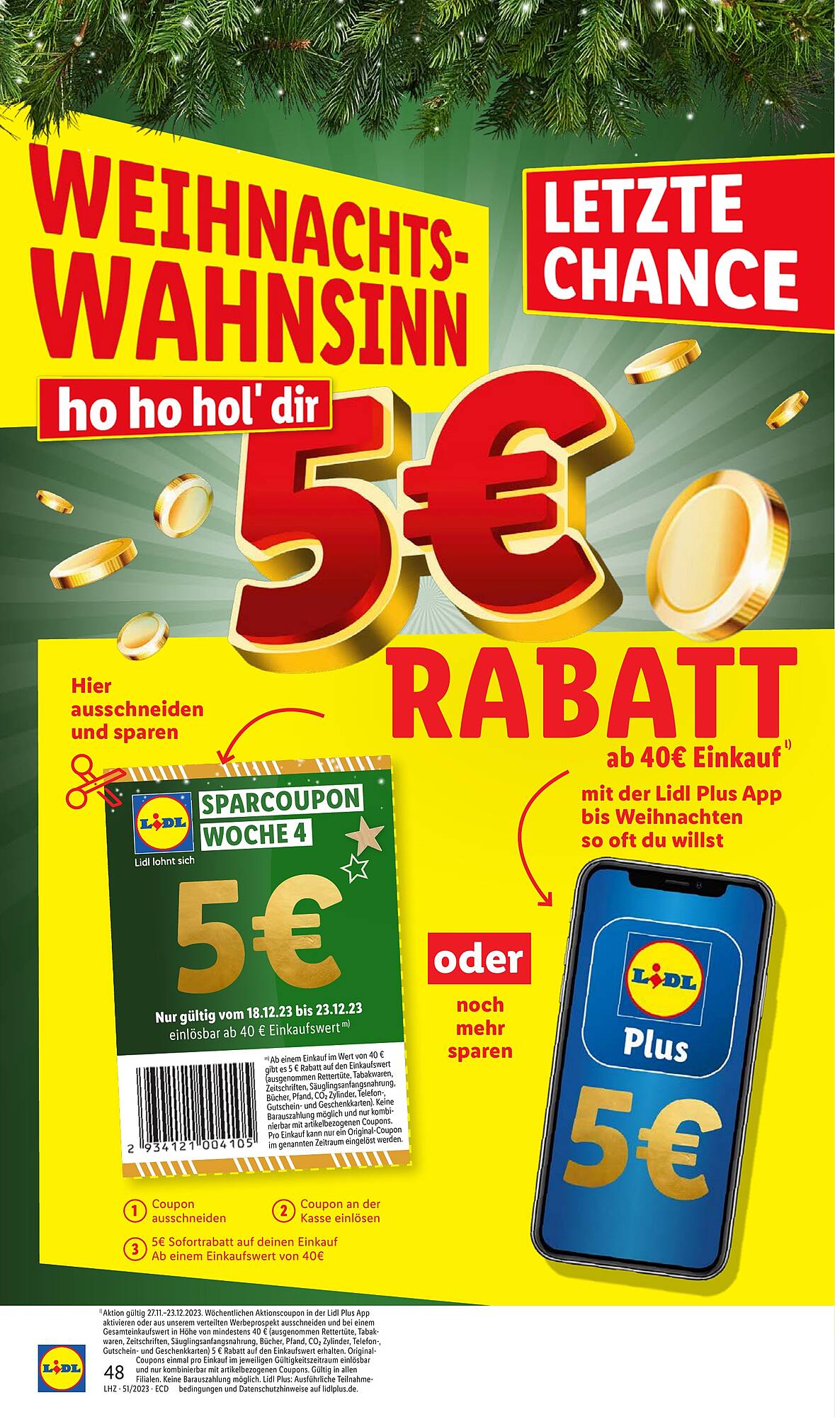 Lidl Prospekt 18 – 23 Dezember 2023 Seite 54