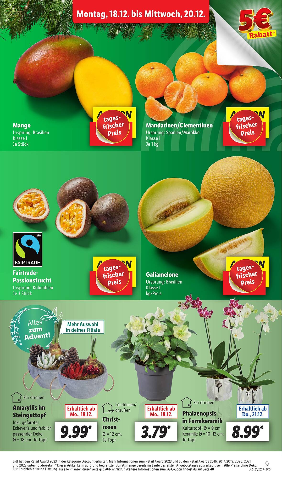 Lidl Prospekt 18 – 23 Dezember 2023 Seite 9