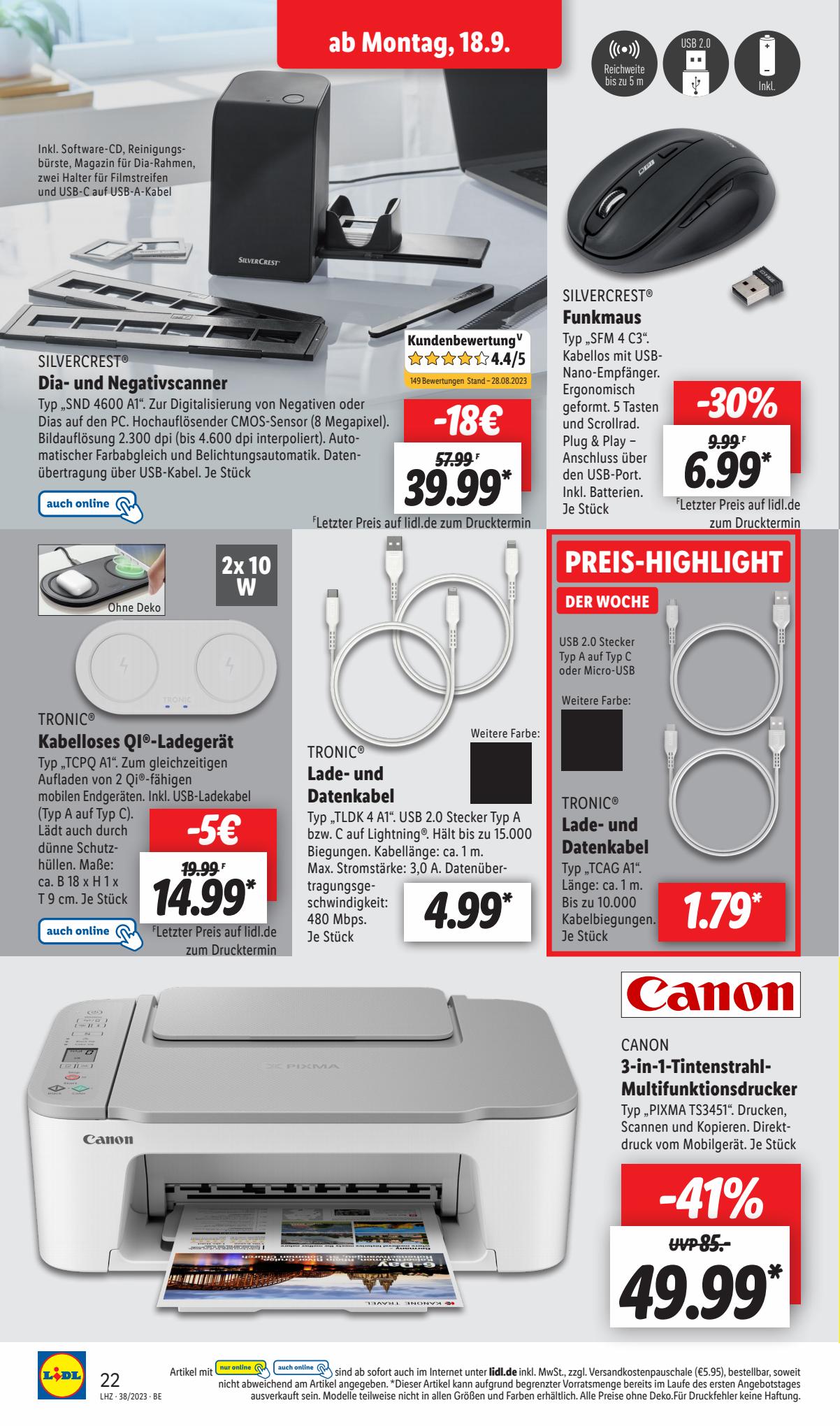 Lidl Prospekt 18 – 23 September 2023 Seite 8