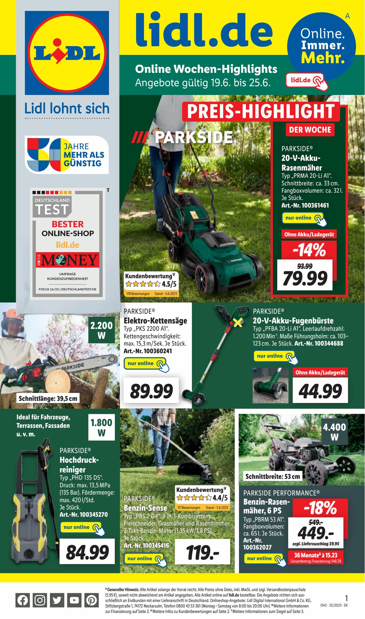 Lidl Prospekt 19 – 24 Juni 2023 Seite 53