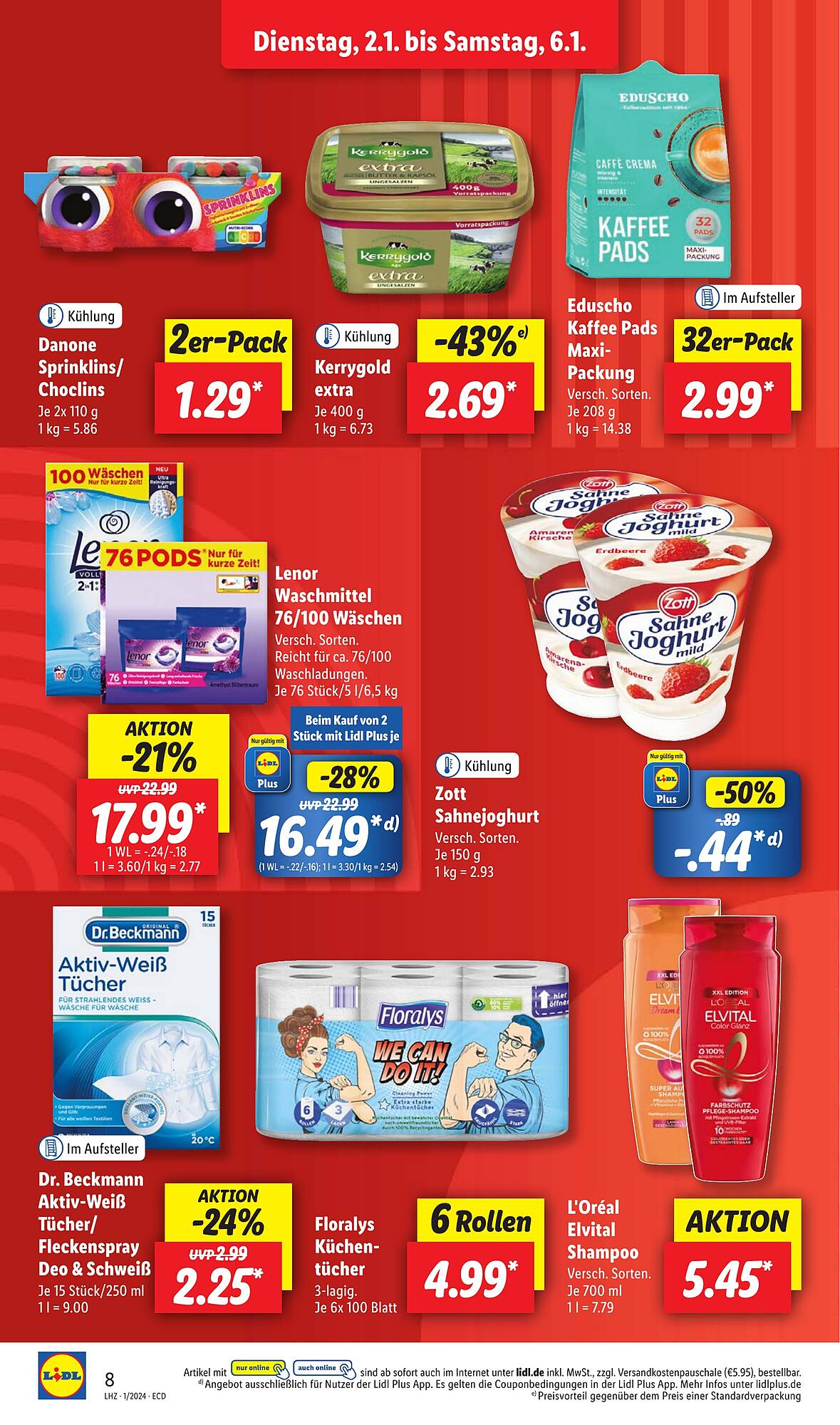 Lidl Prospekt 2 – 6 Januar 2024 Seite 10