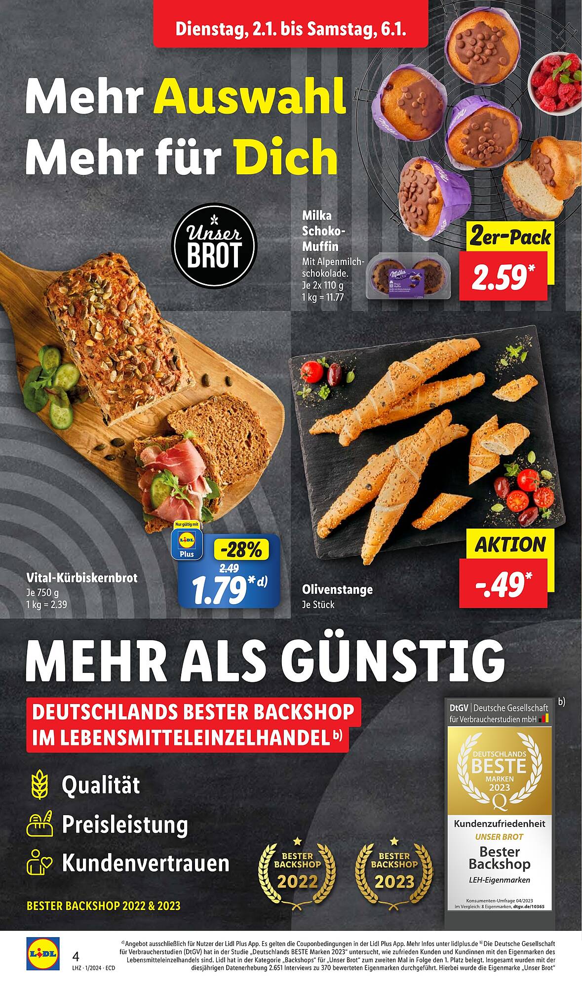 Lidl Prospekt 2 – 6 Januar 2024 Seite 4