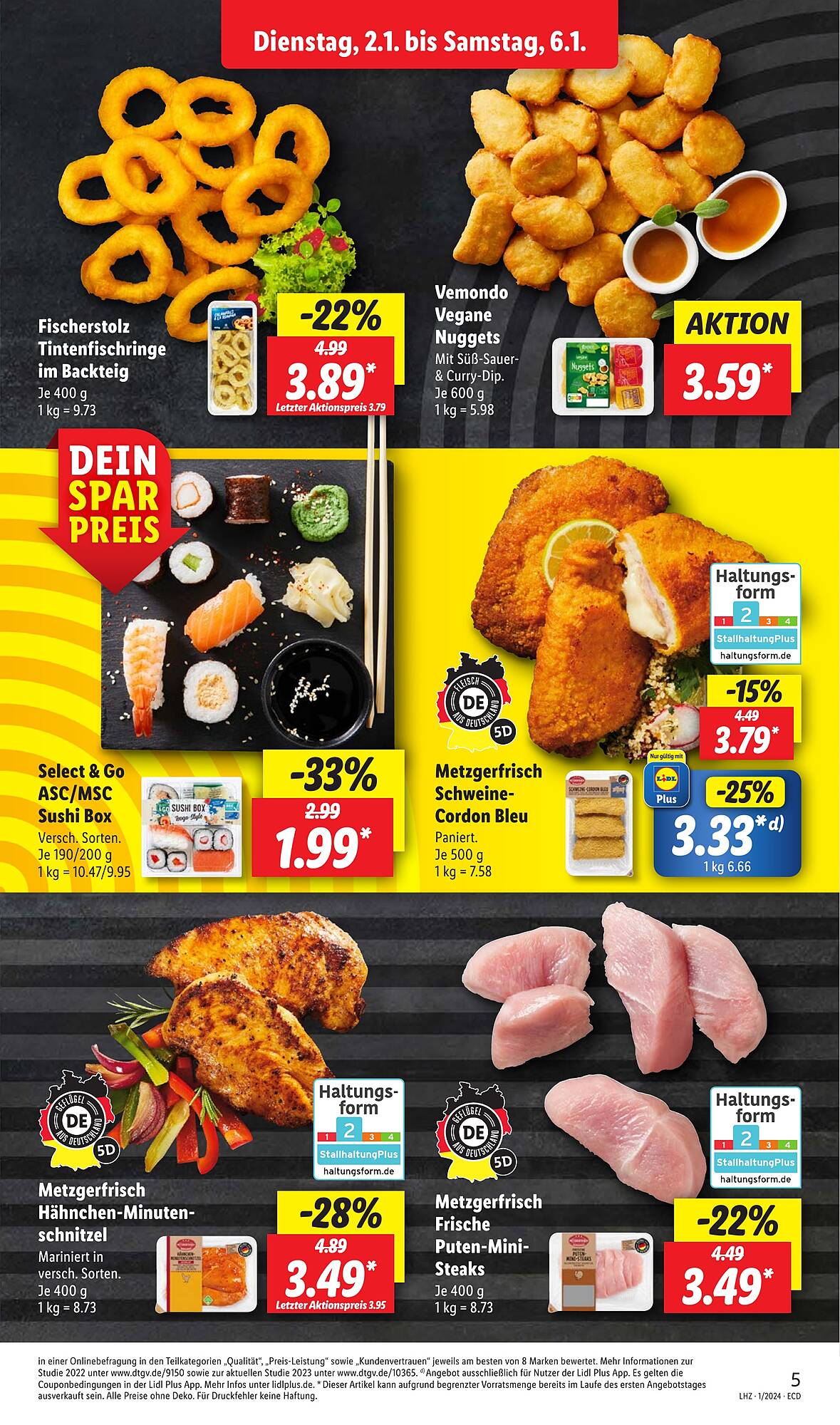 Lidl Prospekt 2 – 6 Januar 2024 Seite 5