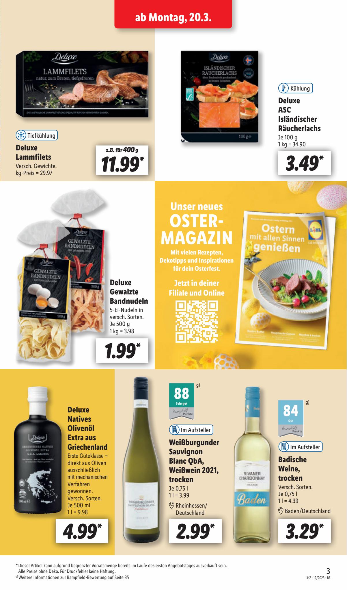 Lidl Prospekt 20 – 25 März 2023 Seite 3