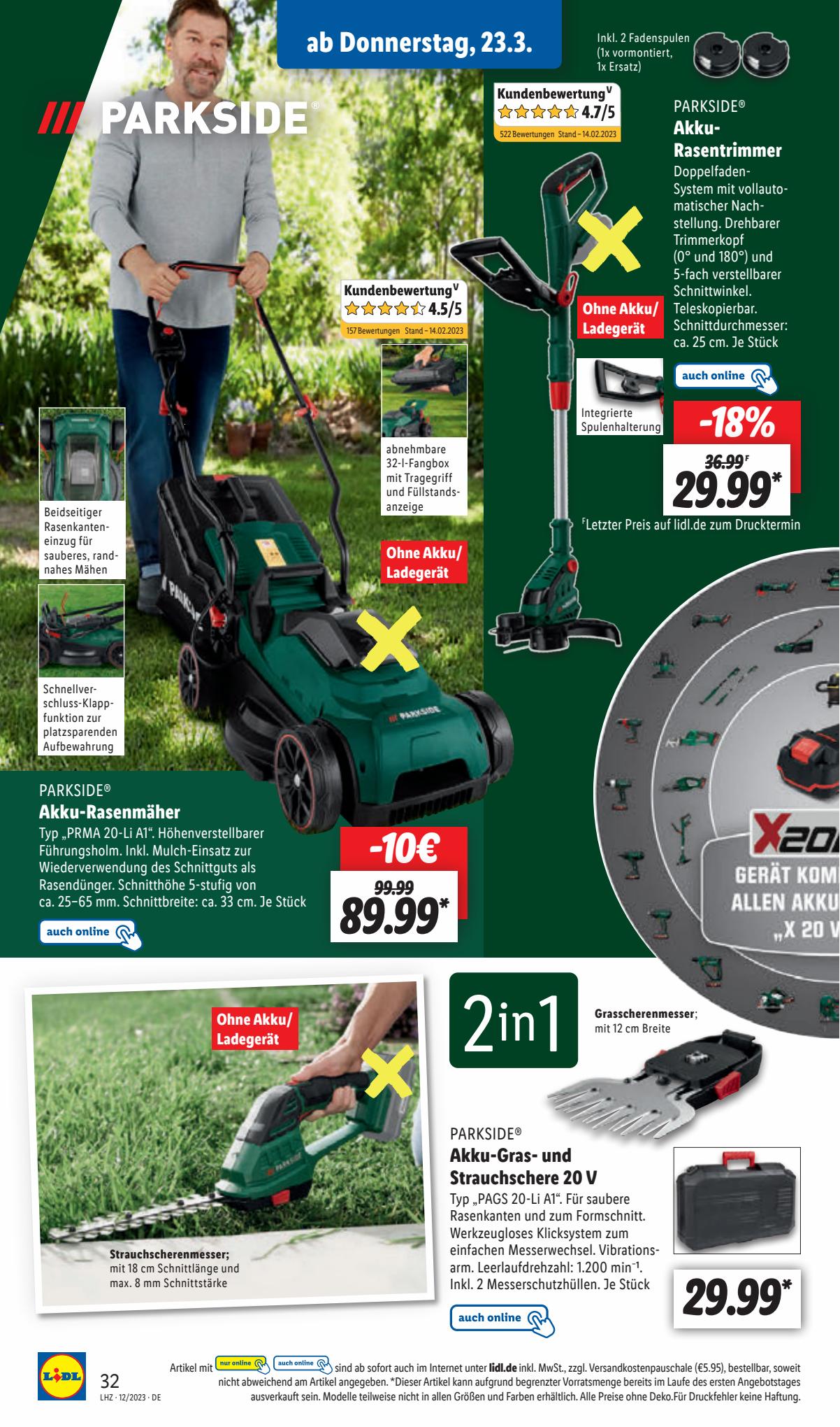 Lidl Prospekt 20 – 25 März 2023 Seite 36