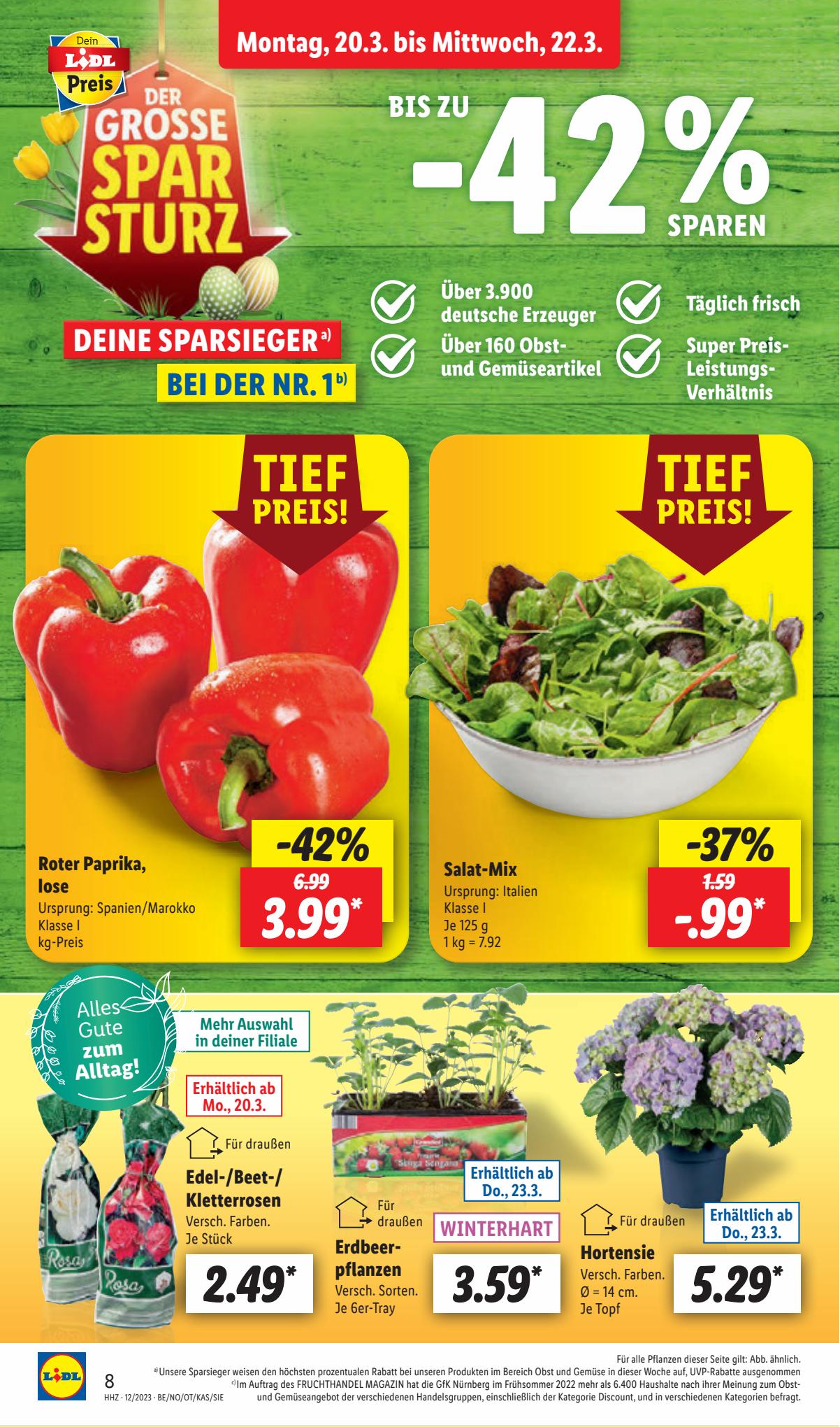 Lidl Prospekt 20 – 25 März 2023 Seite 8