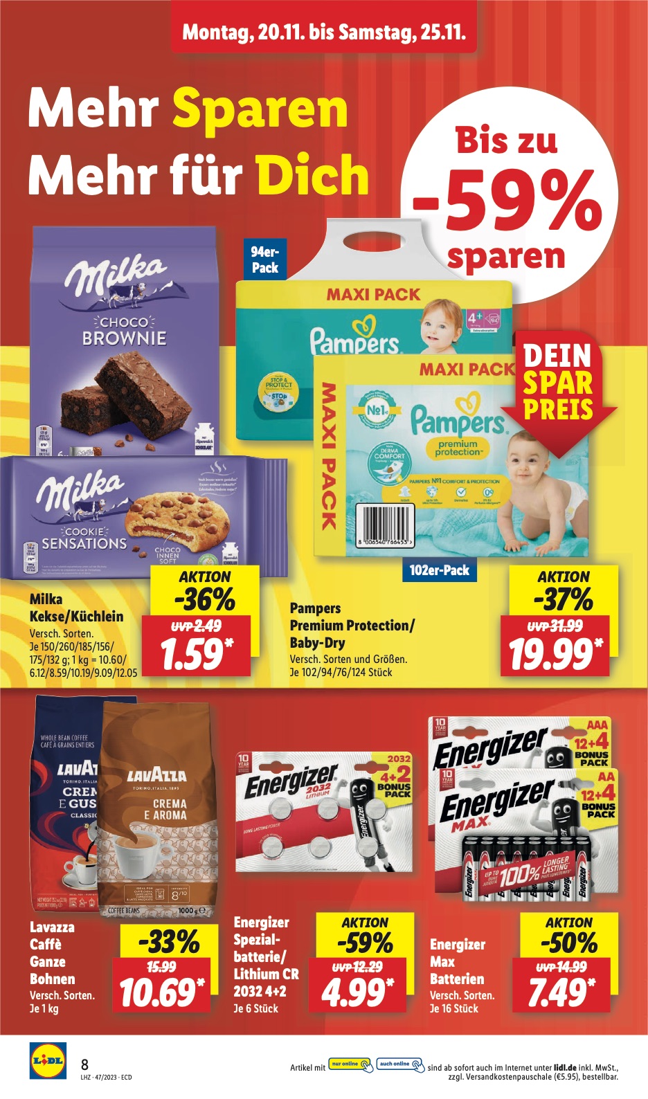 Lidl Prospekt 20 – 25 November 2023 Seite 8