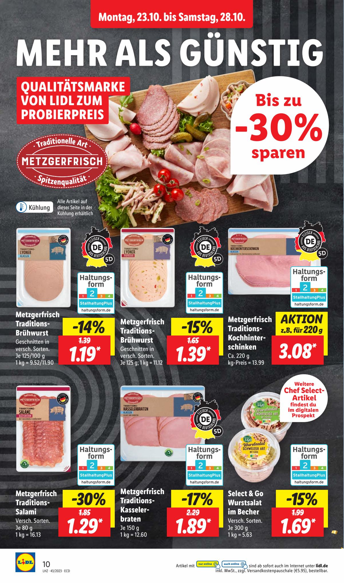 Lidl Prospekt 23 – 28 October 2023 Seite 14