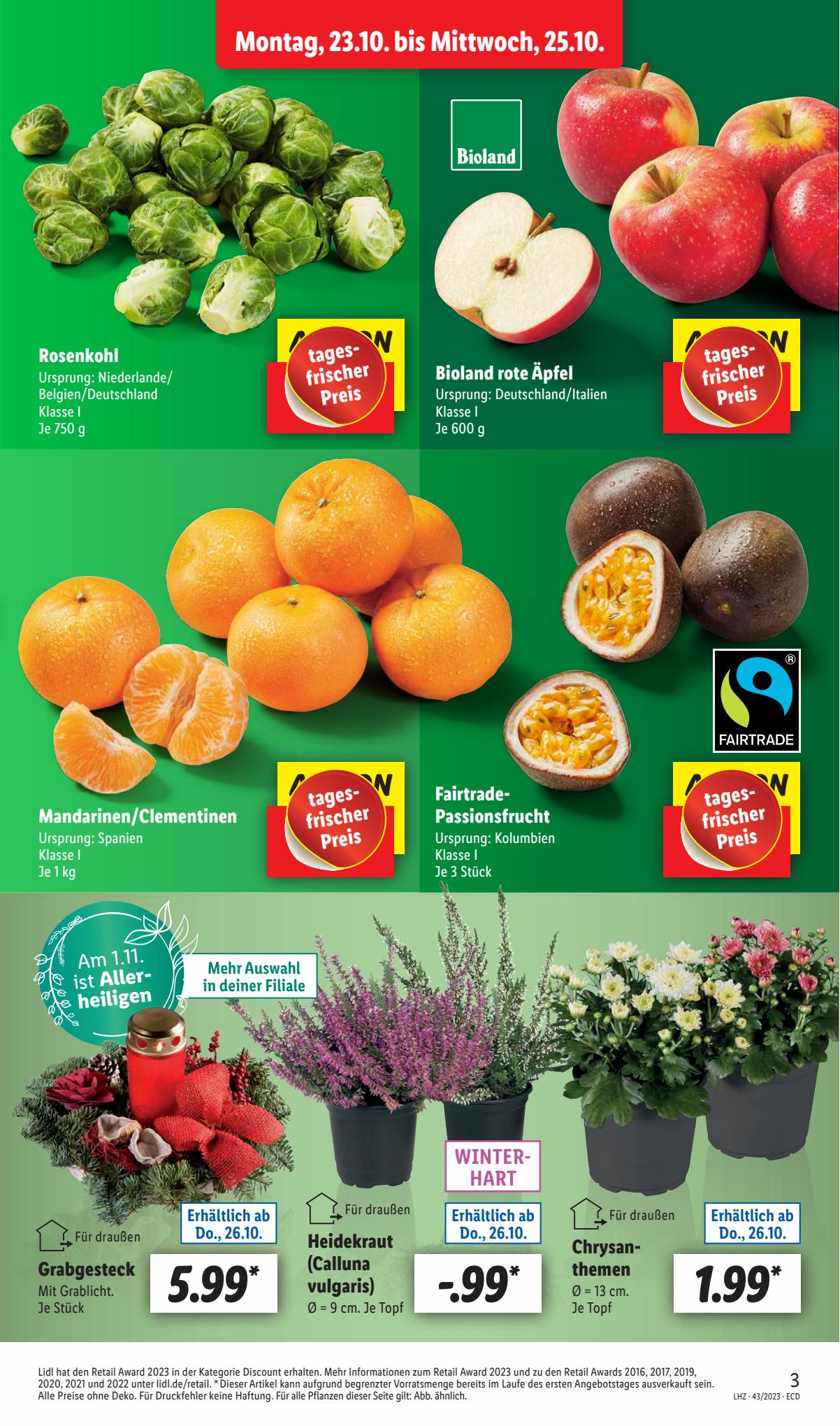 Lidl Prospekt 23 – 28 October 2023 Seite 3