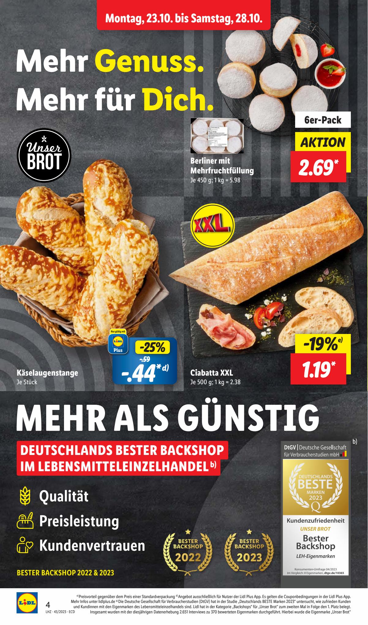 Lidl Prospekt 23 – 28 October 2023 Seite 4