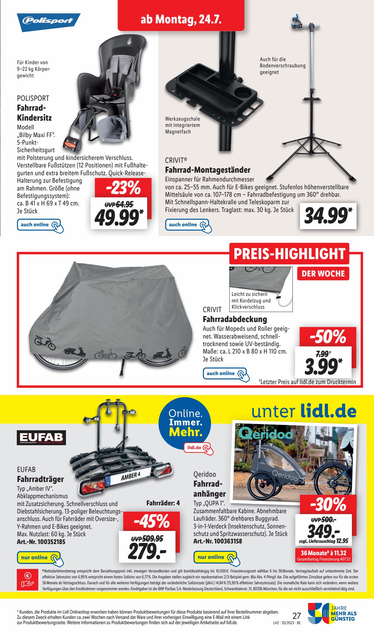 Lidl Prospekt 24 – 29 Juli 2023 Seite 13