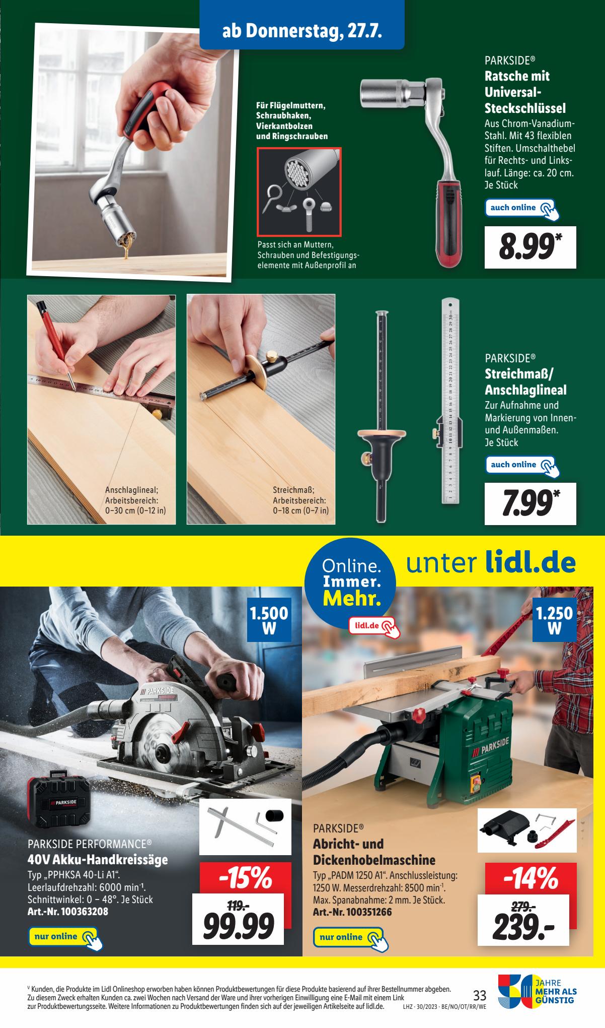 Lidl Prospekt 24 – 29 Juli 2023 Seite 21