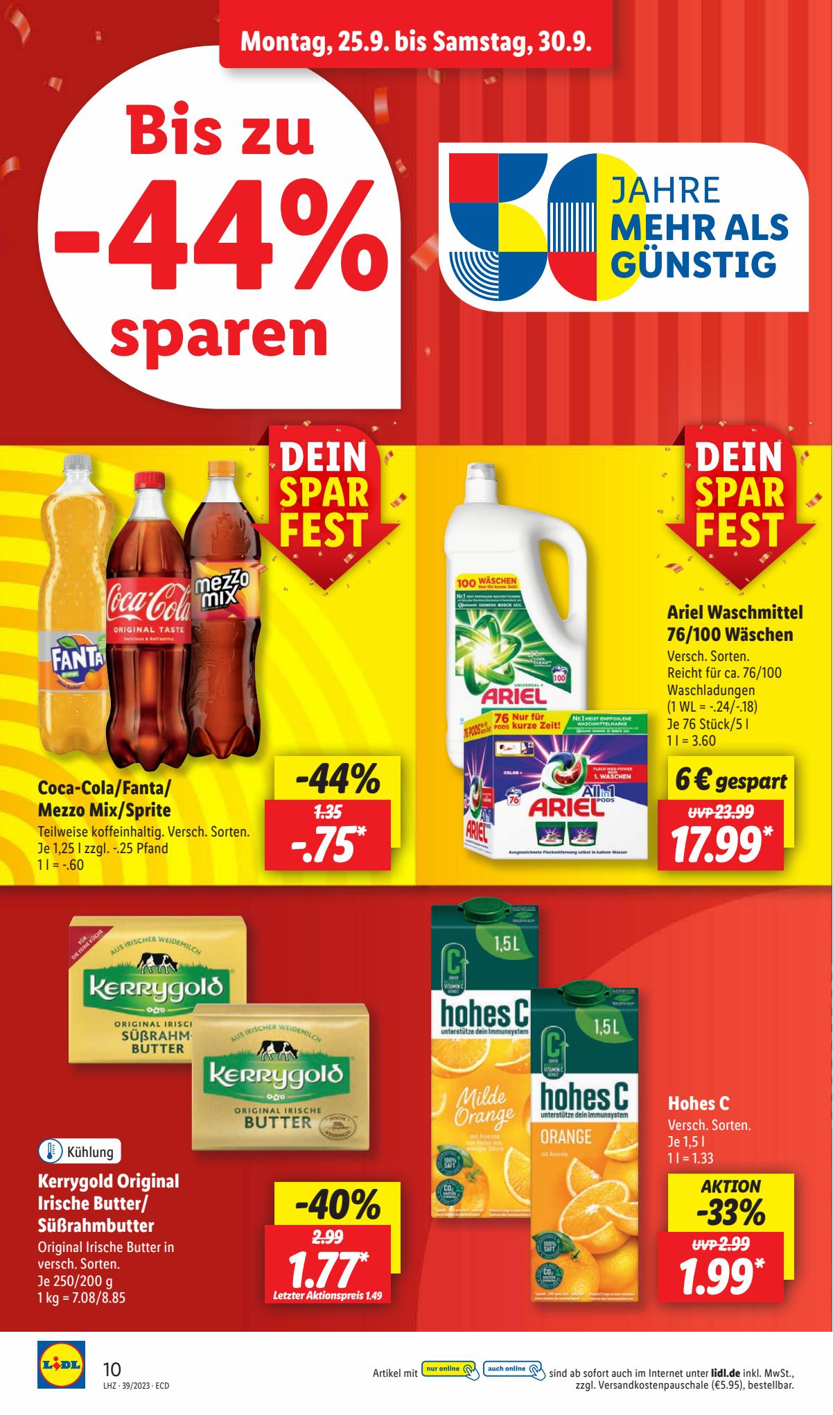 Lidl Prospekt 25 – 30 September 2023 Seite 10