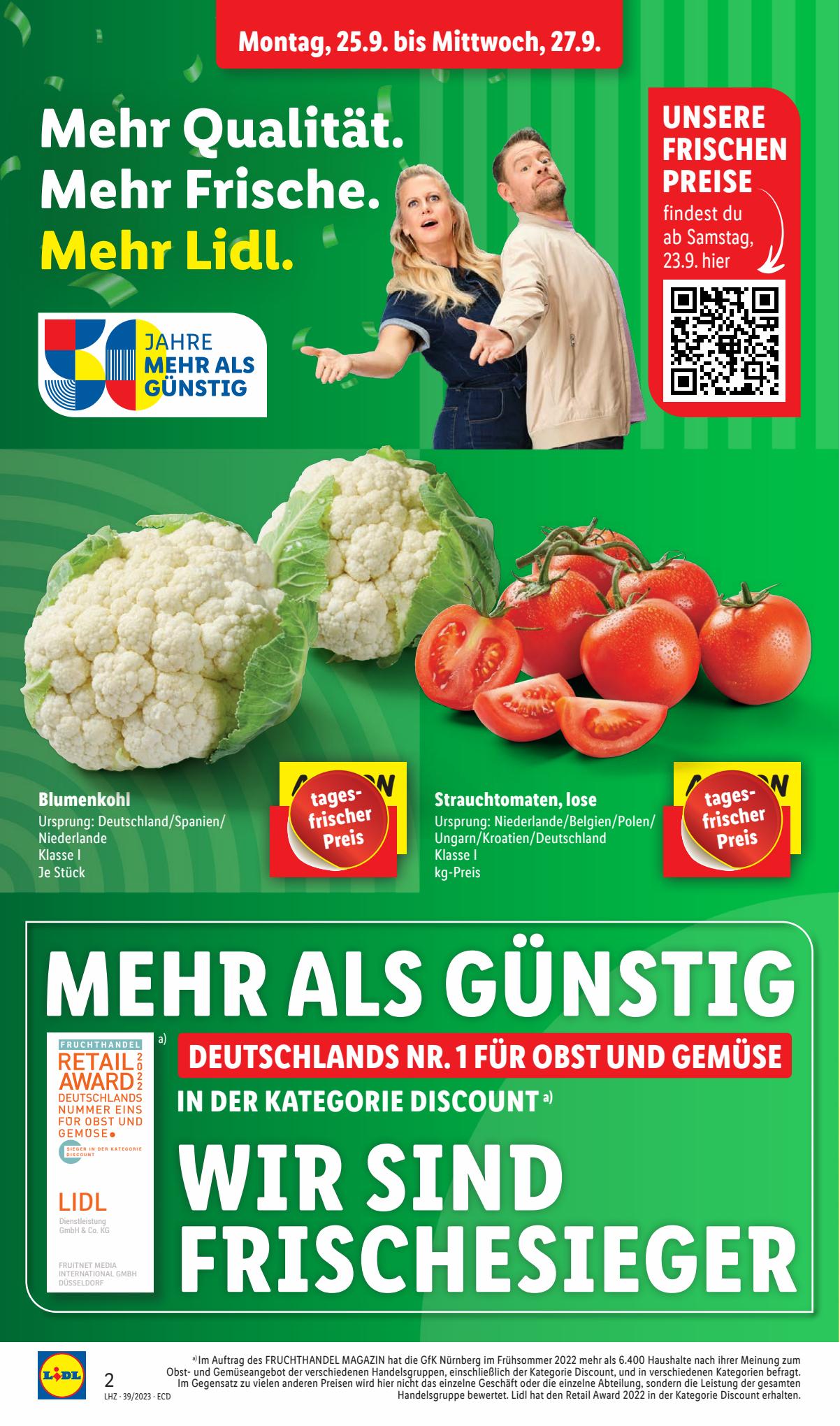 Lidl Prospekt 25 – 30 September 2023 Seite 2