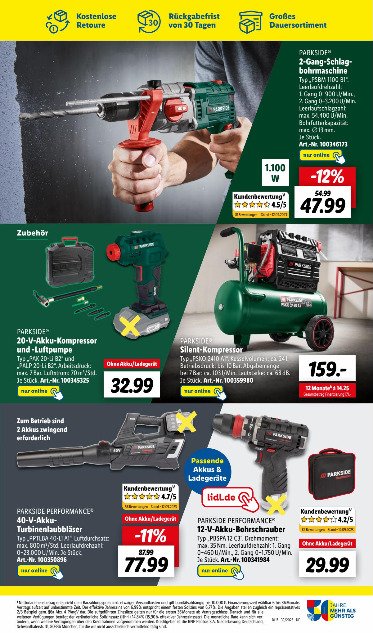 Lidl Prospekt 25 – 30 September 2023 Seite 25