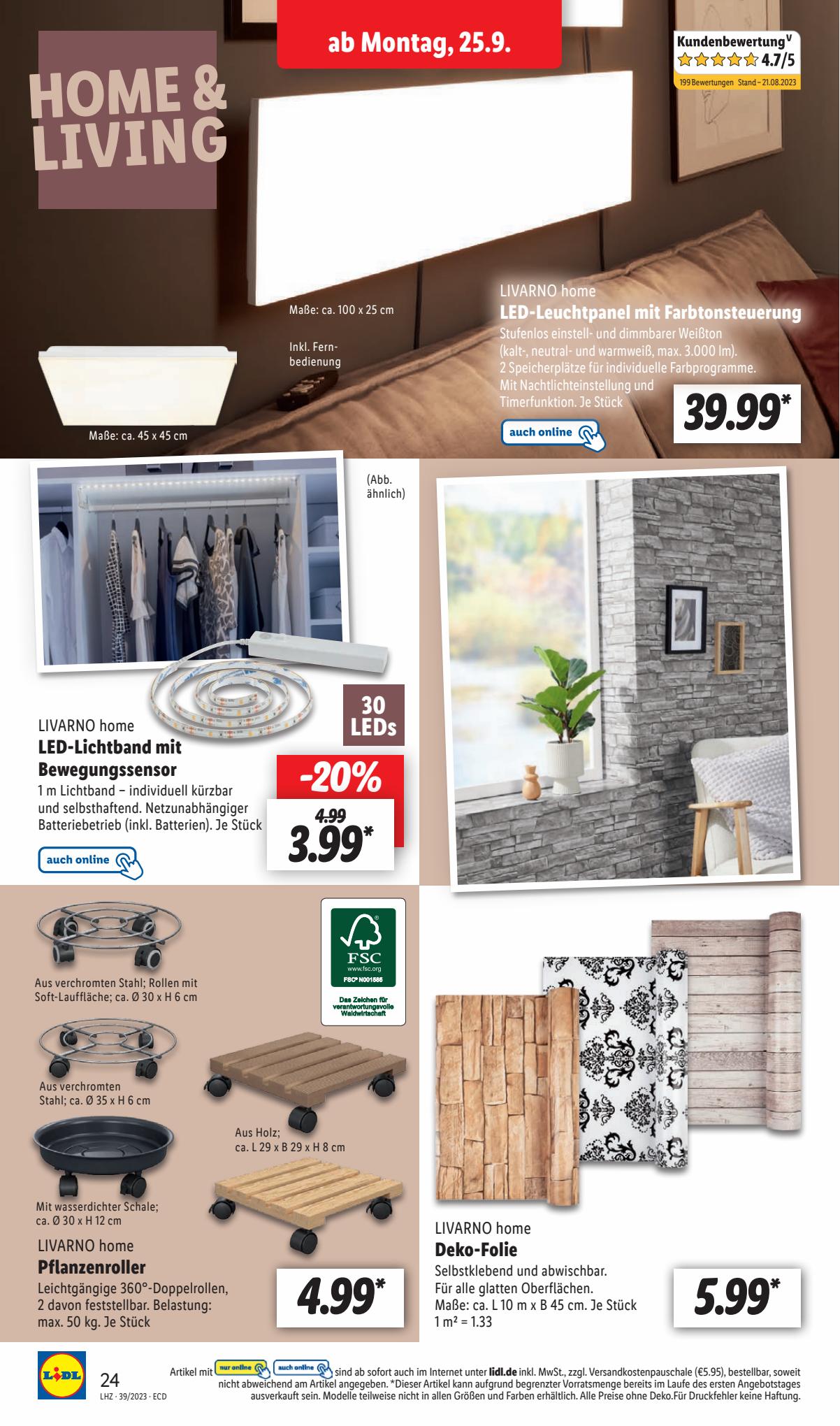 Lidl Prospekt 25 – 30 September 2023 Seite 32