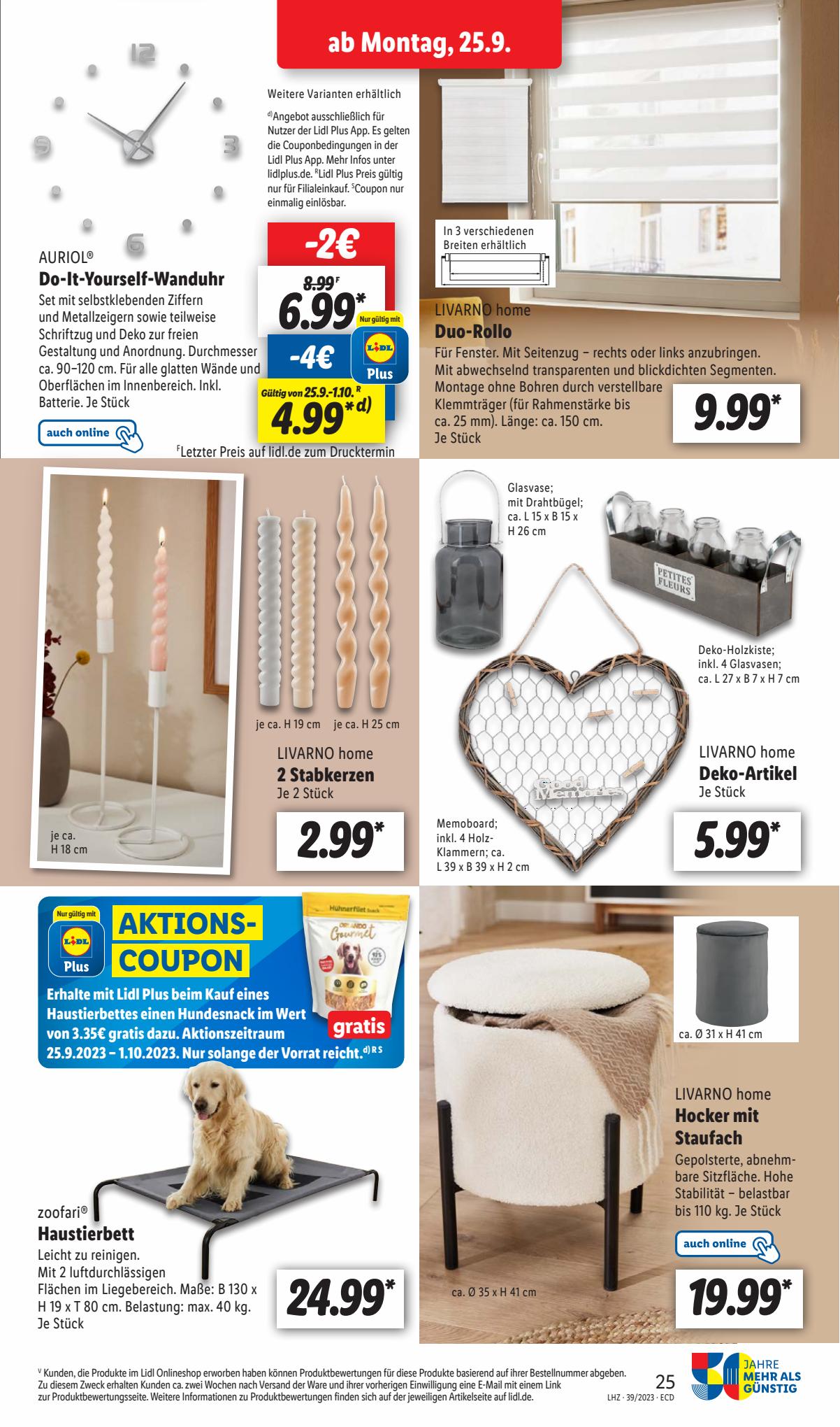 Lidl Prospekt 25 – 30 September 2023 Seite 33