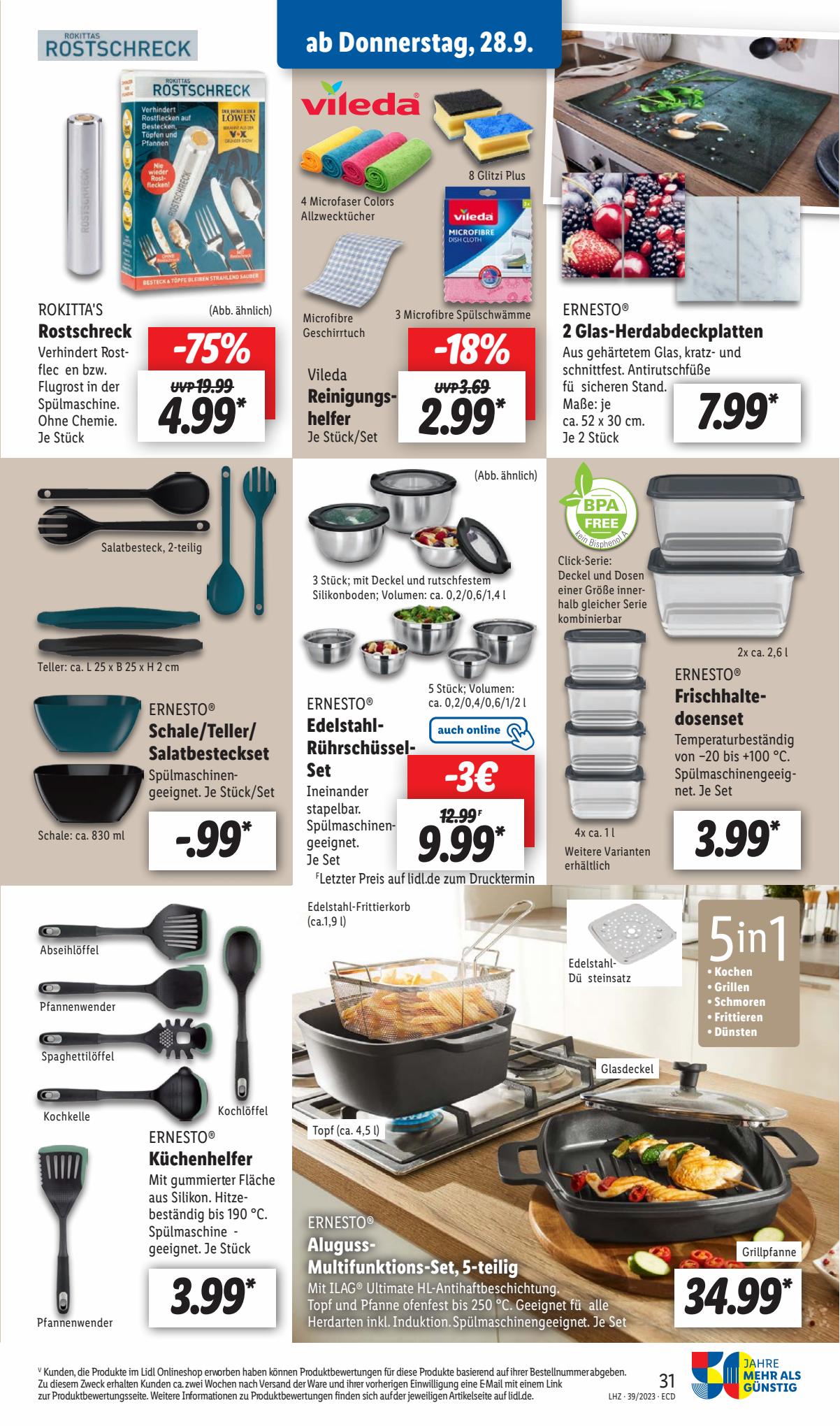 Lidl Prospekt 25 – 30 September 2023 Seite 39