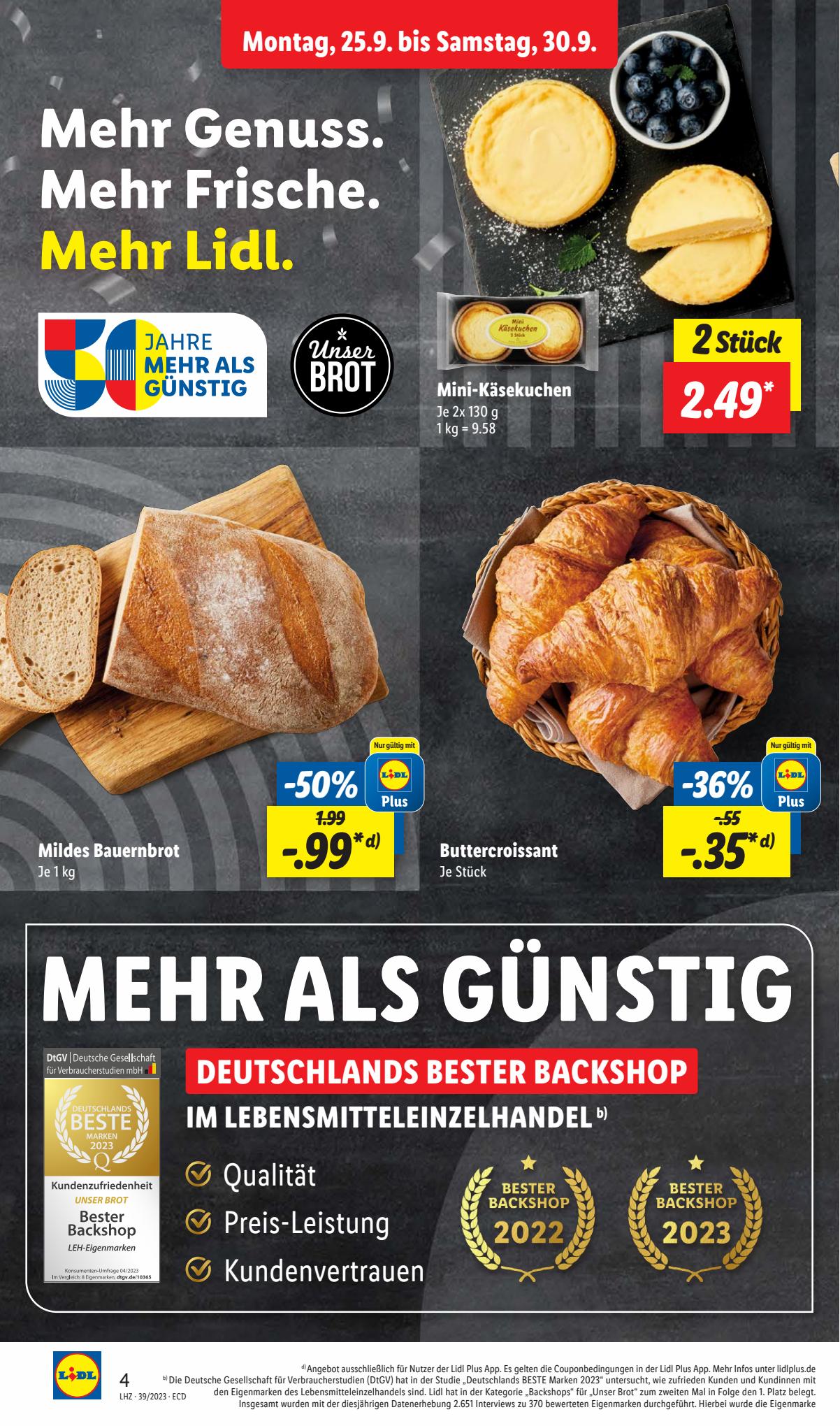 Lidl Prospekt 25 – 30 September 2023 Seite 4