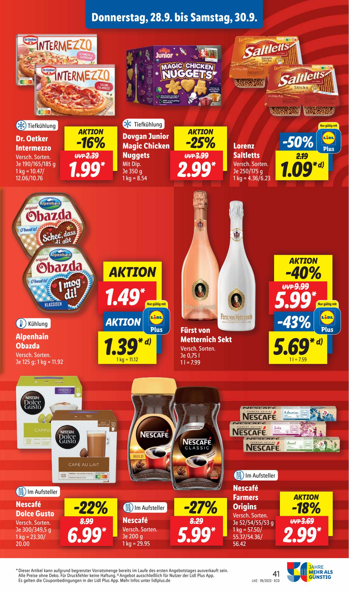 Lidl Prospekt 25 – 30 September 2023 Seite 59