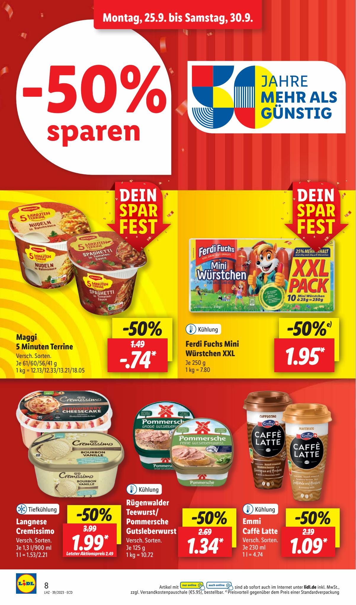 Lidl Prospekt 25 – 30 September 2023 Seite 8