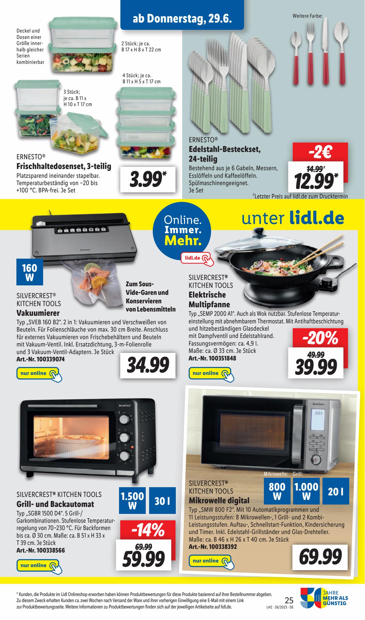 Lidl Prospekt 26 Juni – 1 Juli 2023 Seite 33