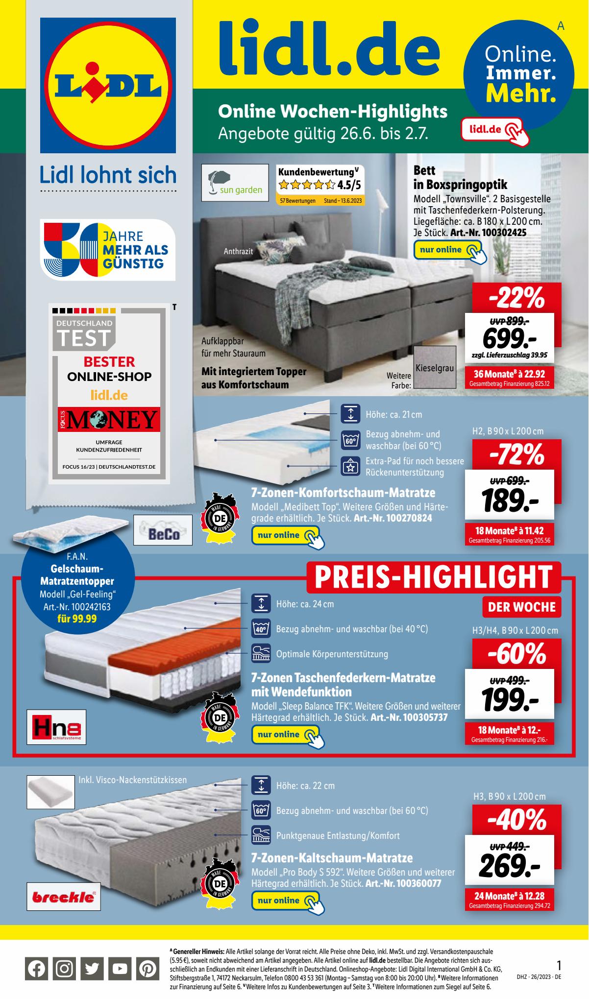 Lidl Prospekt 26 Juni – 1 Juli 2023 Seite 53
