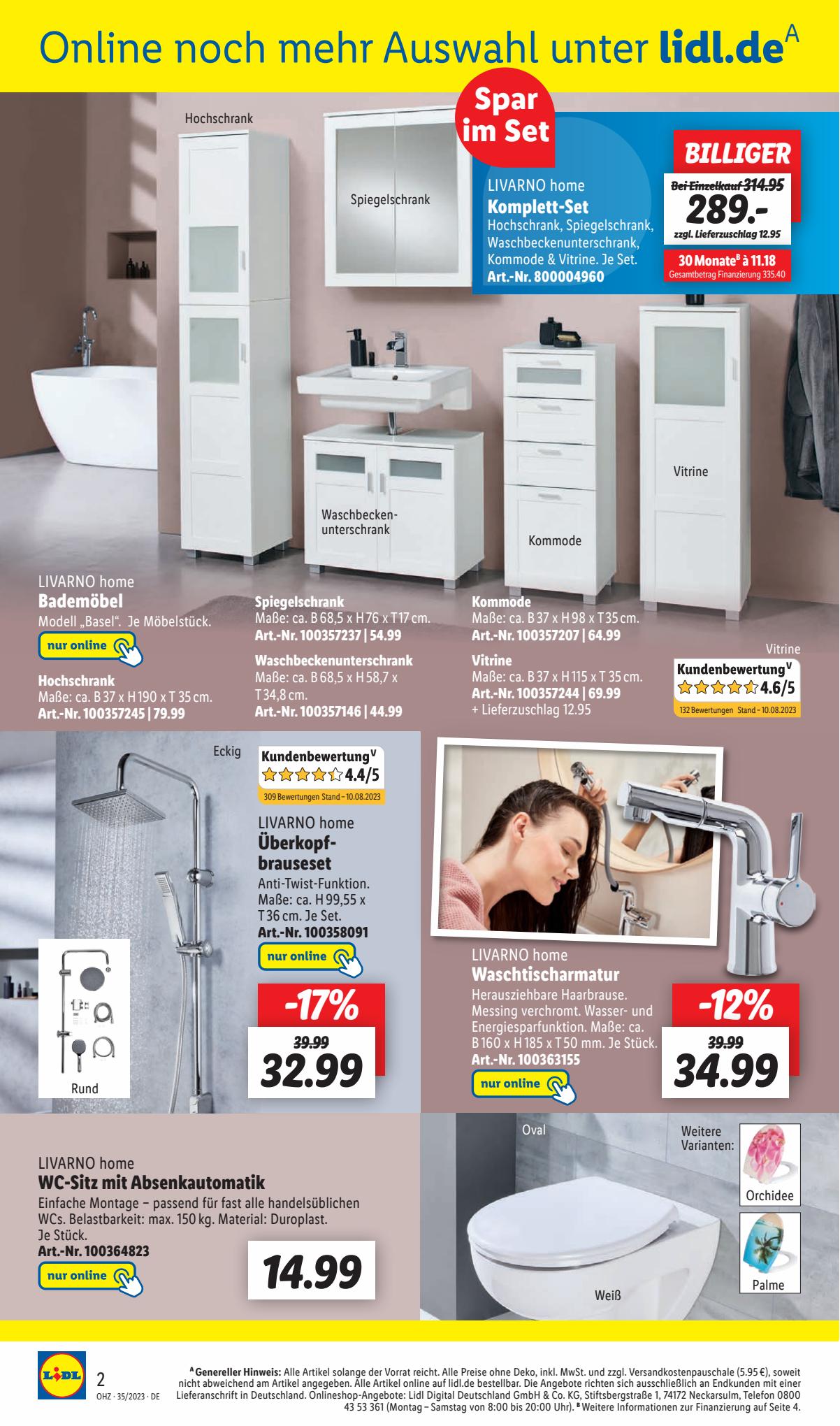 Lidl Prospekt 28 August – 3 September 2023 Seite 2