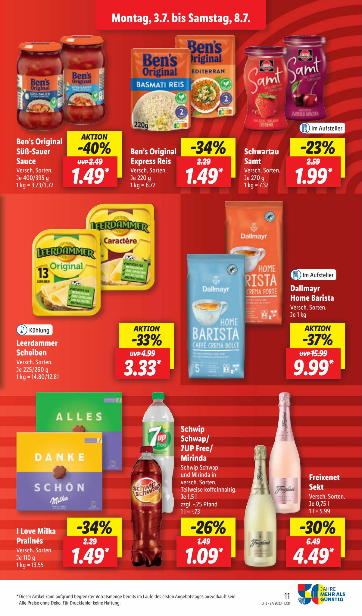 Lidl Prospekt 3 – 8 Juli 2023 Seite 11