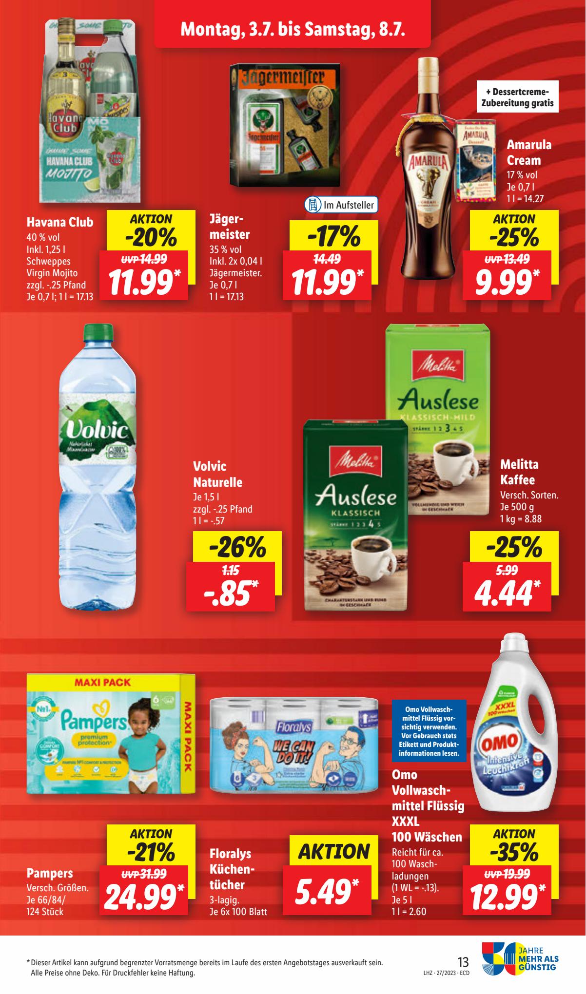 Lidl Prospekt 3 – 8 Juli 2023 Seite 13