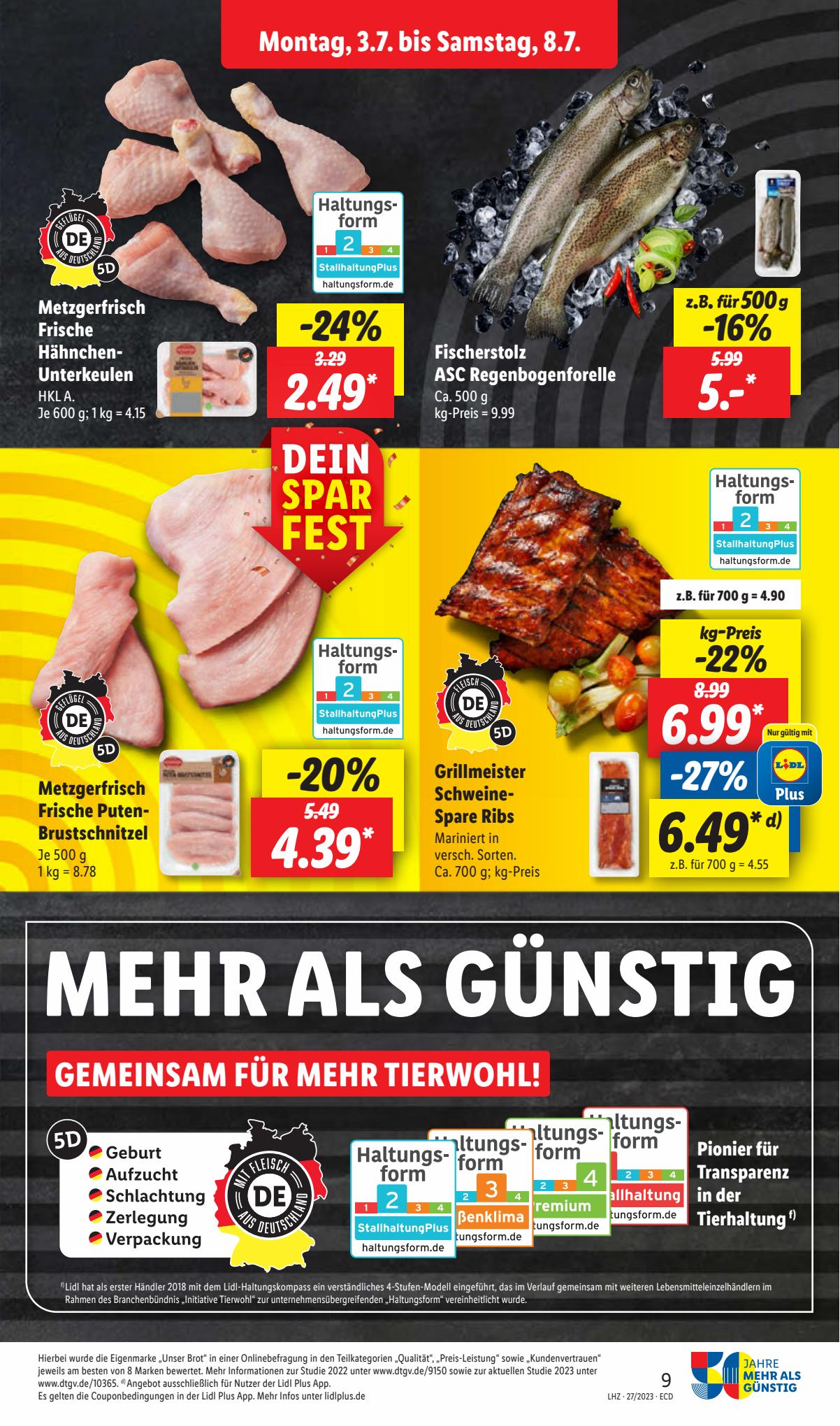 Lidl Prospekt 3 – 8 Juli 2023 Seite 9