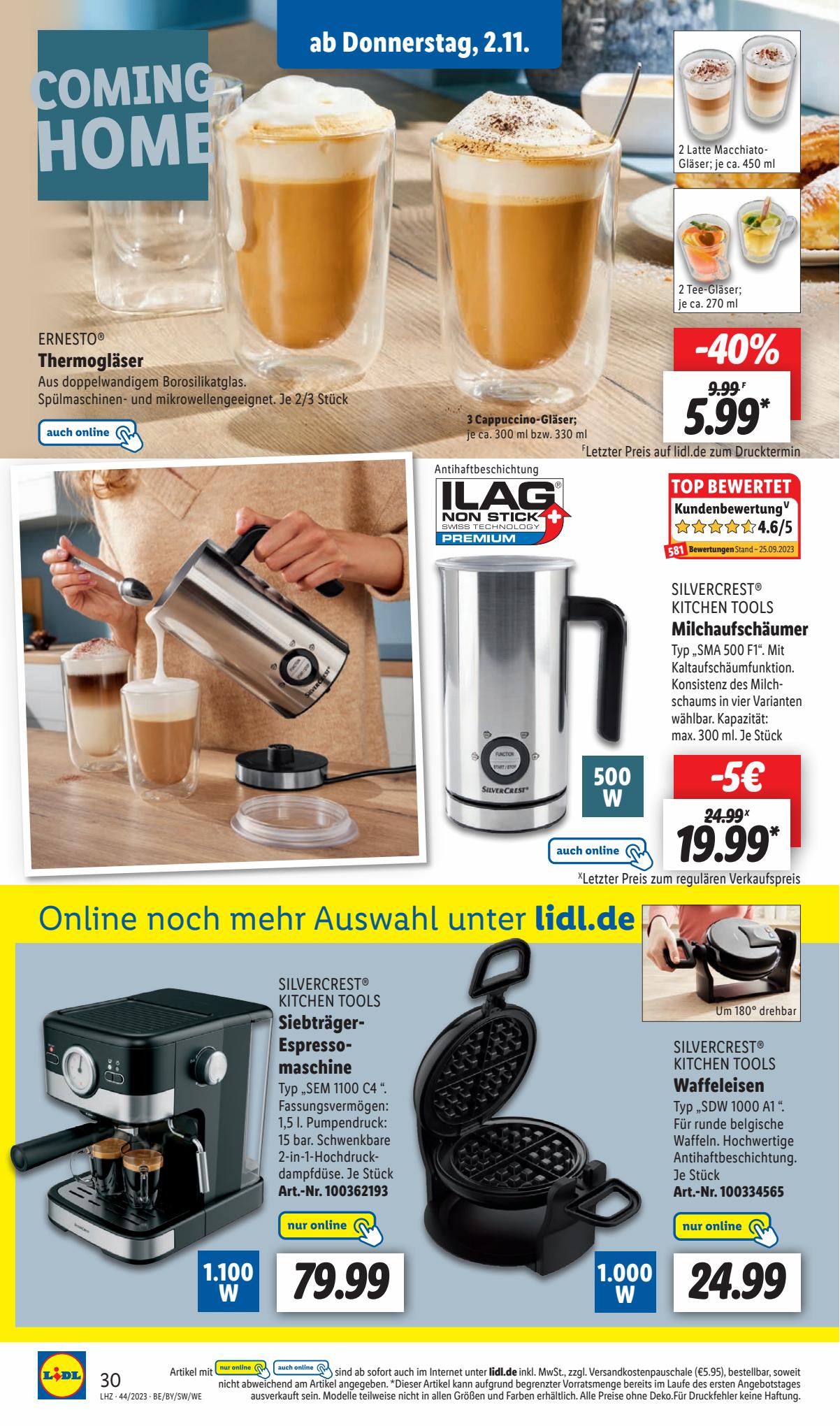 Lidl Prospekt 30 Oct – 4 Nov 2023 Seite 44