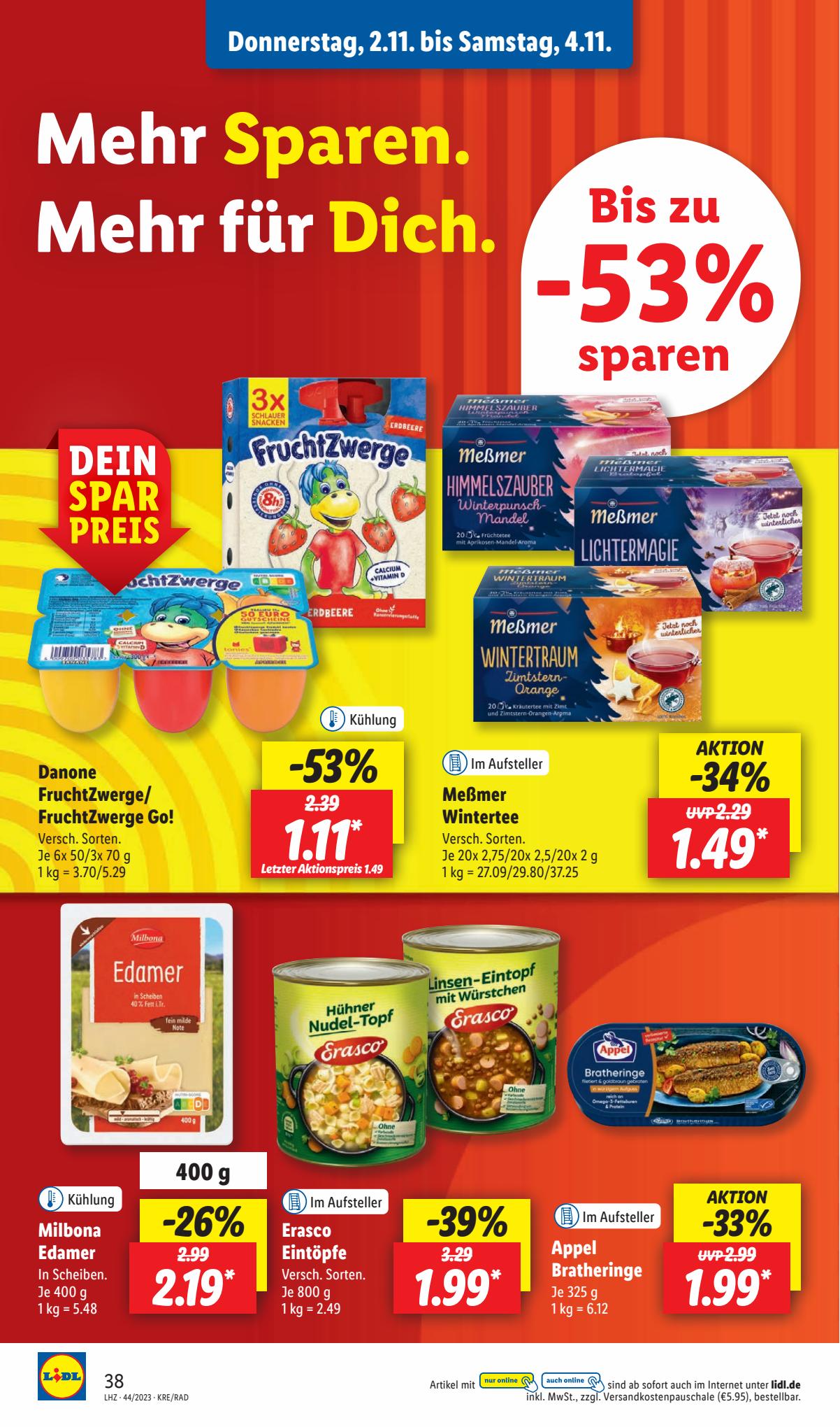 Lidl Prospekt 30 Oct – 4 Nov 2023 Seite 52