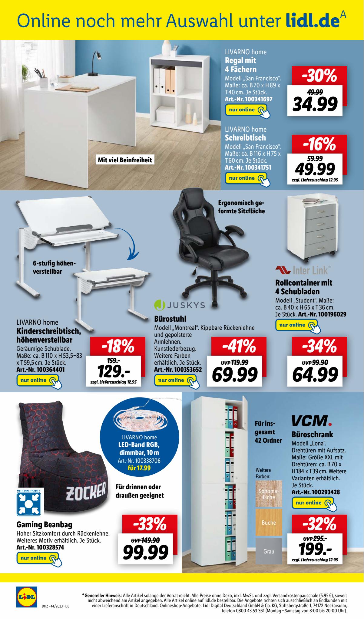 Lidl Prospekt 30 Oct – 4 Nov 2023 Seite 56