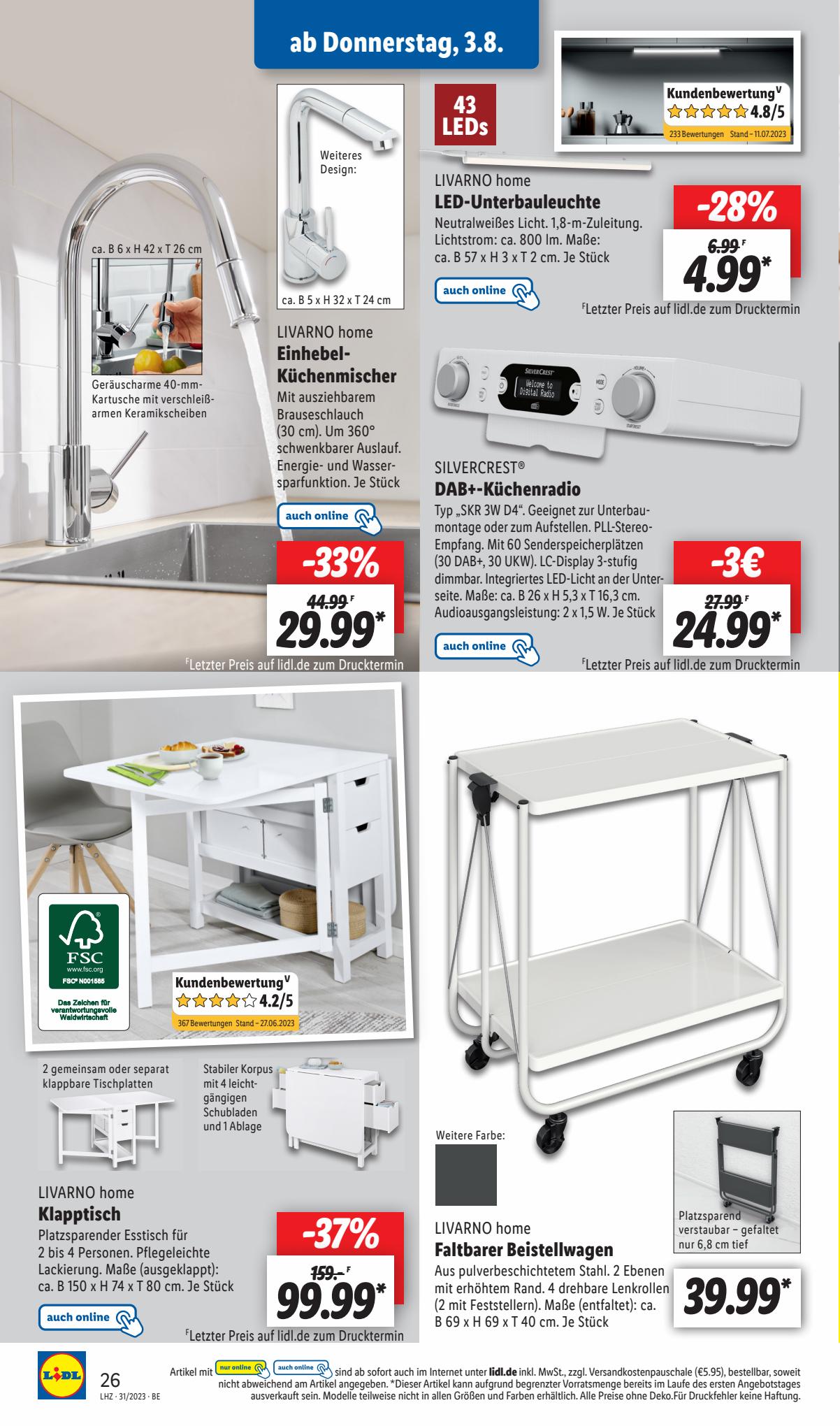 Lidl Prospekt 31 Juli – 5 August 2023 Seite 18