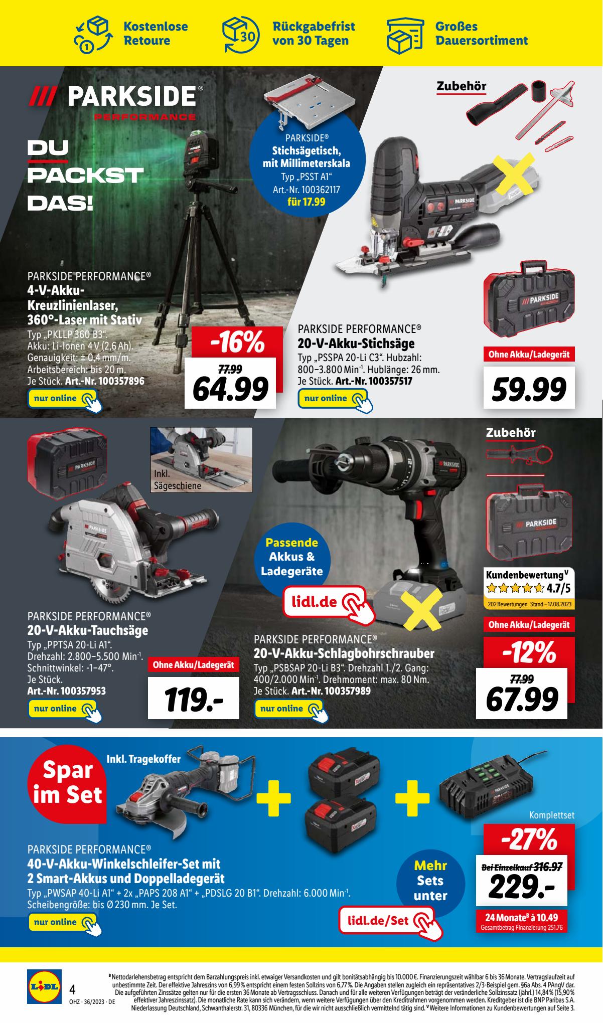 Lidl Prospekt 4 – 10 September 2023 Seite 10