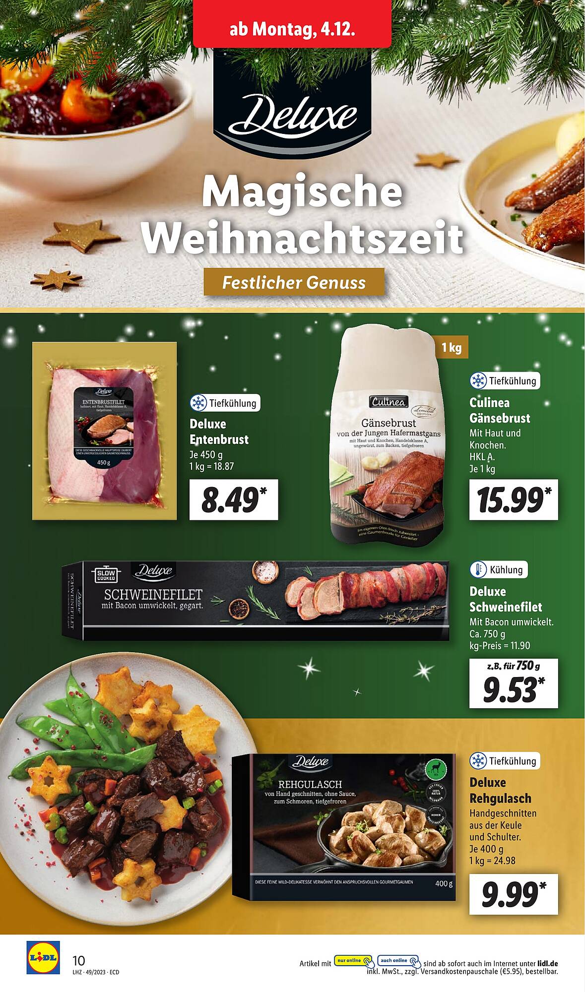 Lidl Prospekt 4 – 9 Dezember 2023 Seite 10