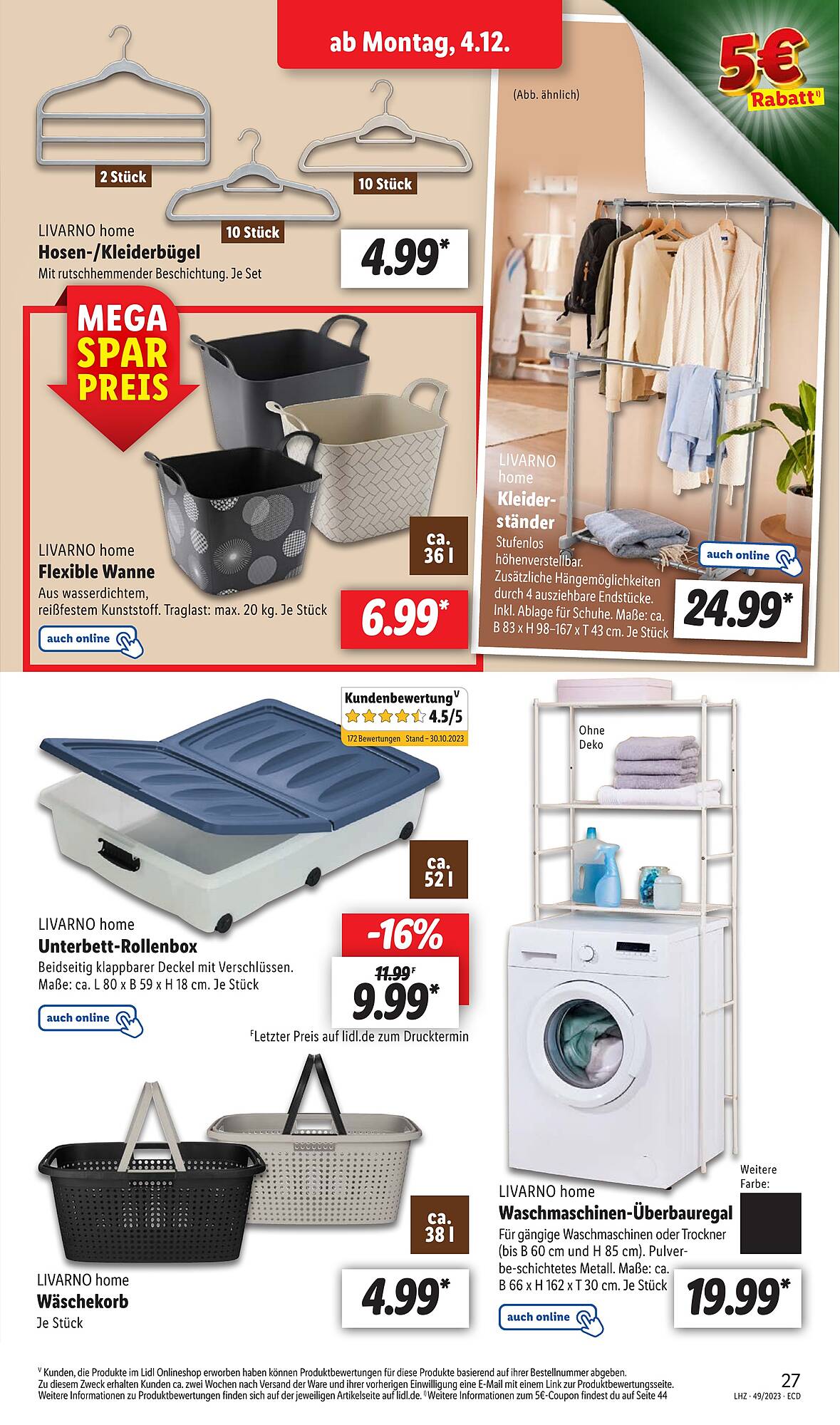 Lidl Prospekt 4 – 9 Dezember 2023 Seite 31