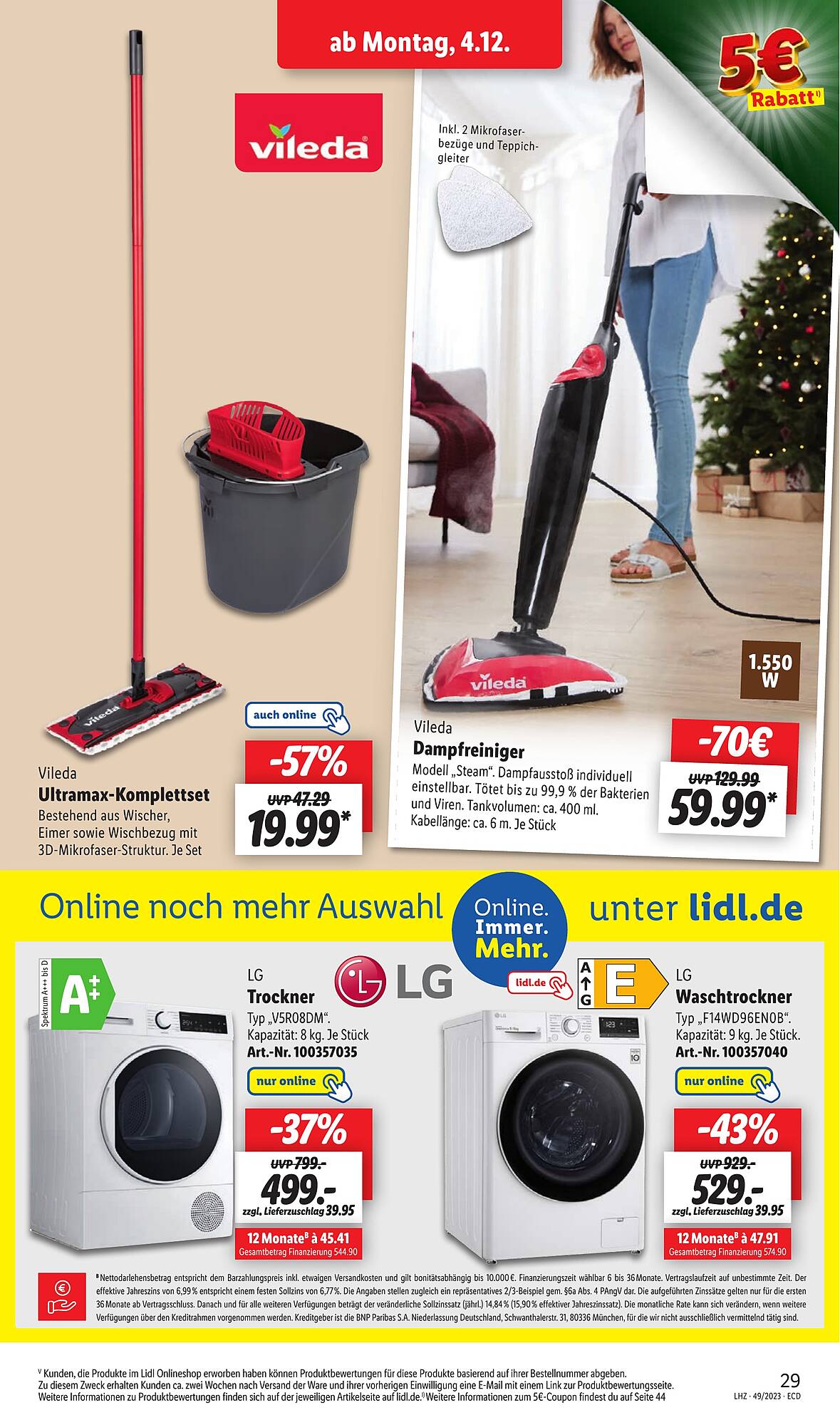 Lidl Prospekt 4 – 9 Dezember 2023 Seite 33